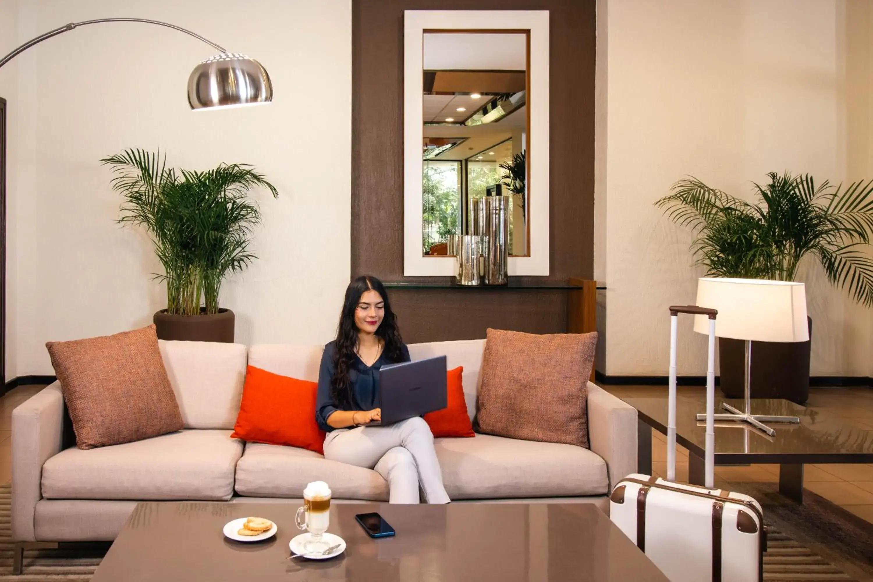 Lobby or reception, Seating Area in Hotel Guadalajara Plaza Expo