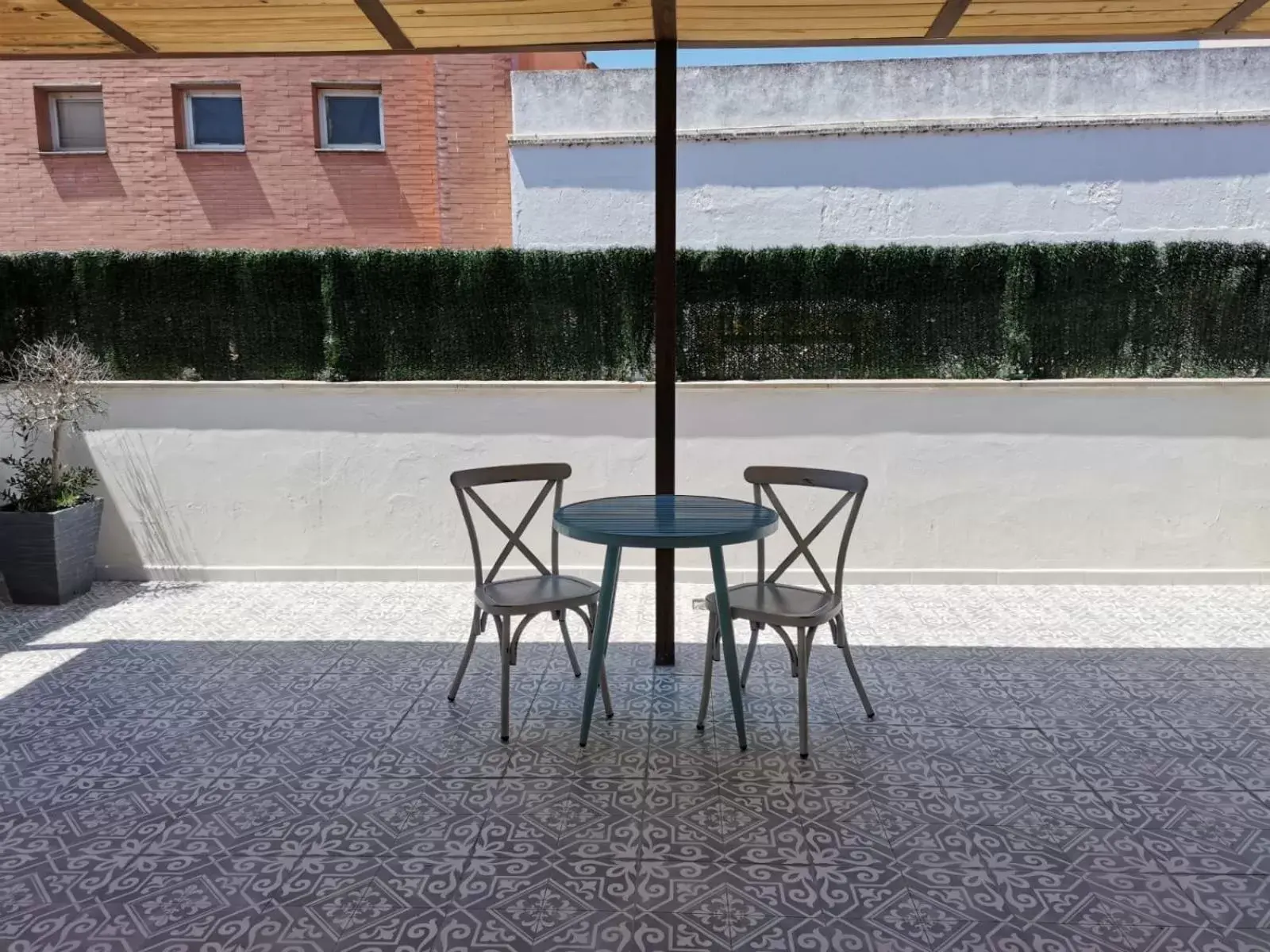 Patio in Hotel Spa Adealba