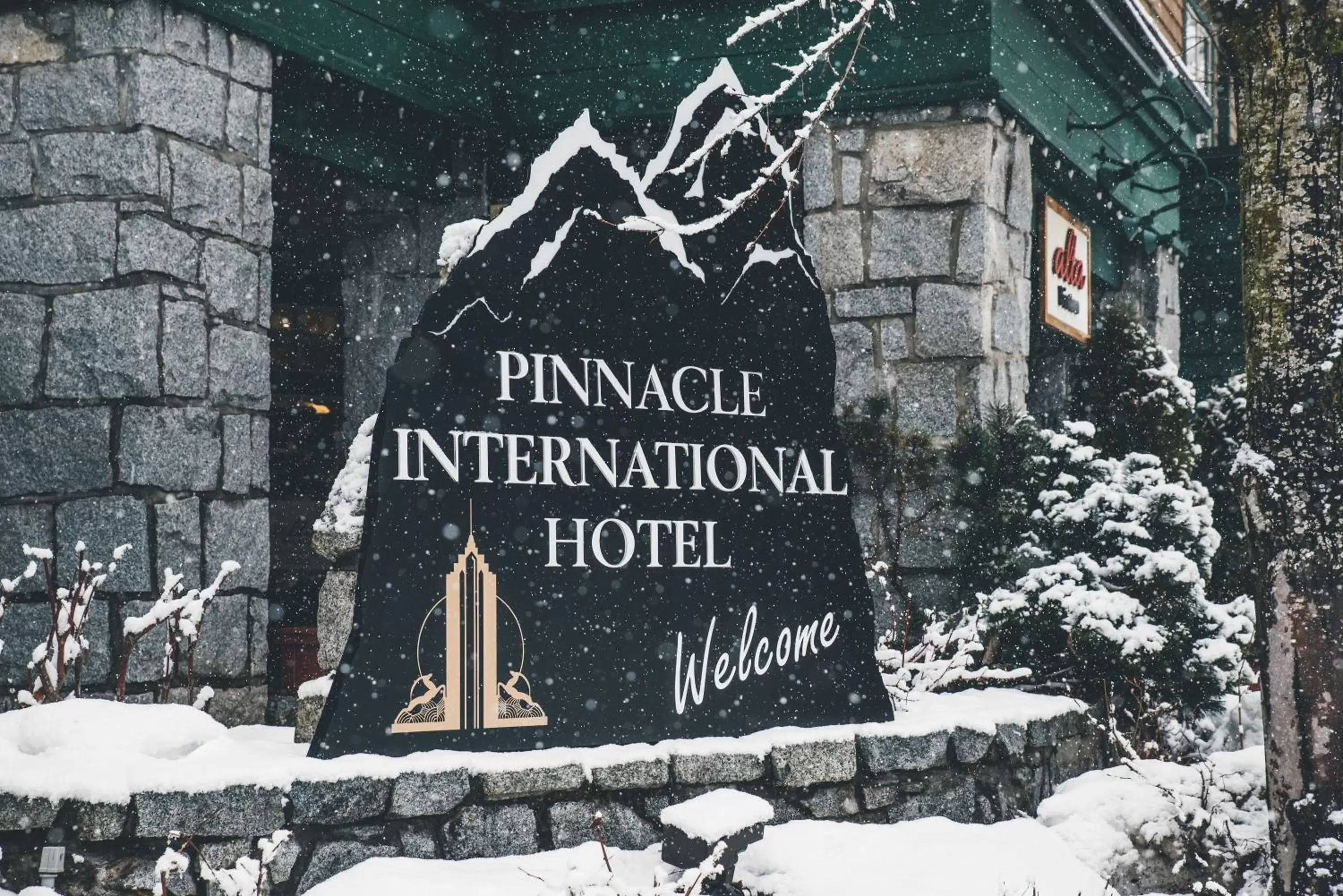 Property logo or sign, Winter in Pinnacle Hotel Whistler