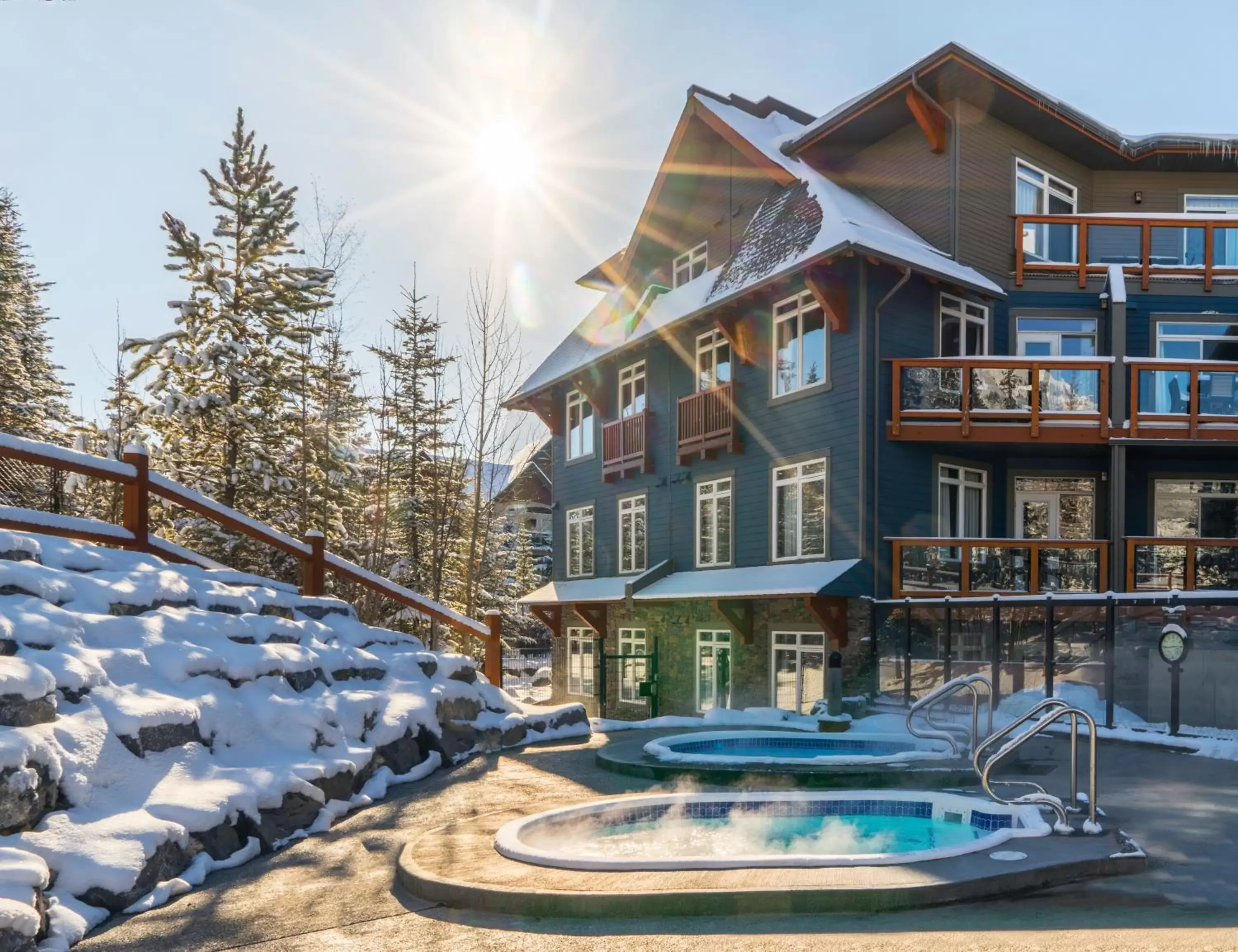 Winter in Blackstone Mountain Lodge by CLIQUE