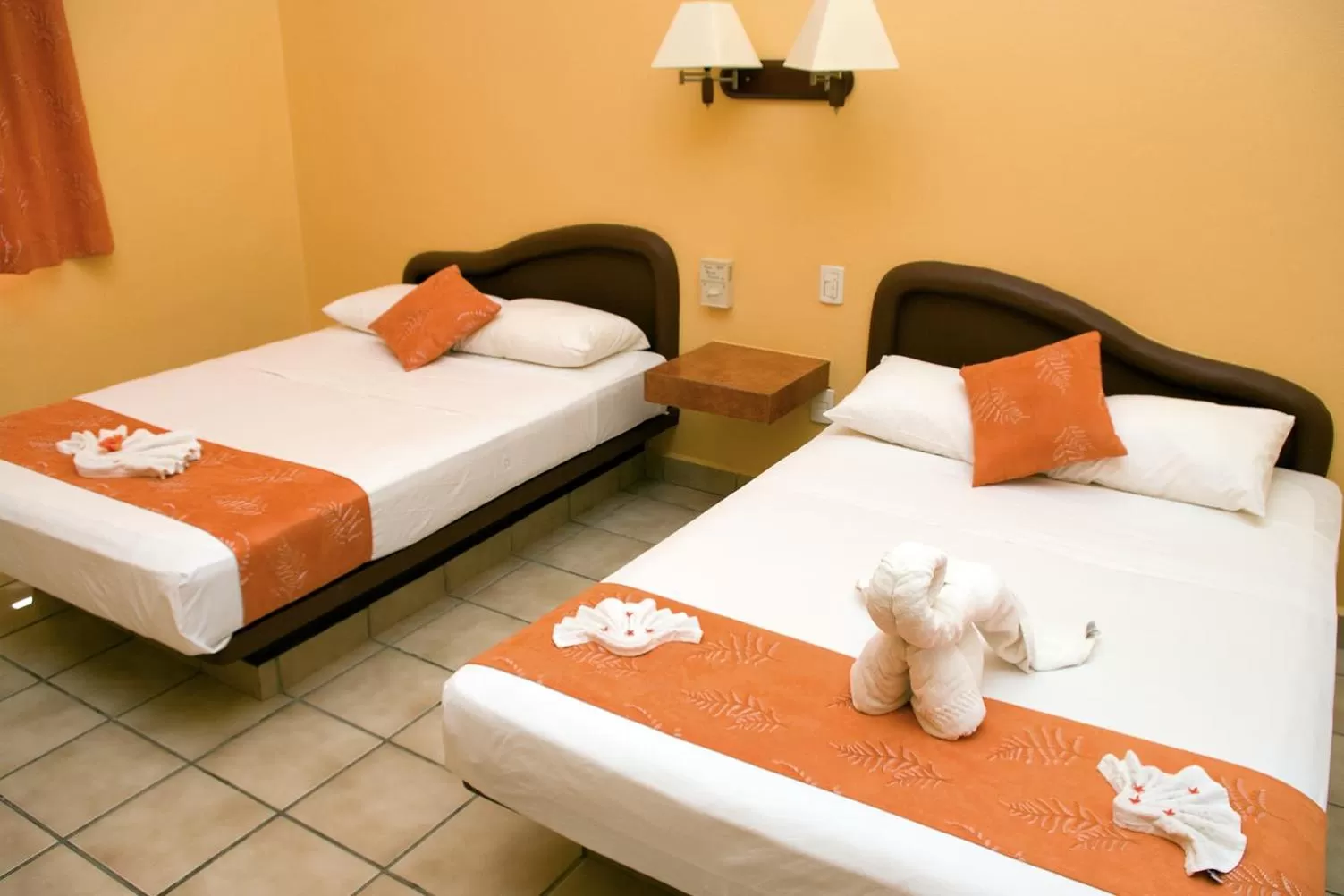 Bed in Hotel LunaSol