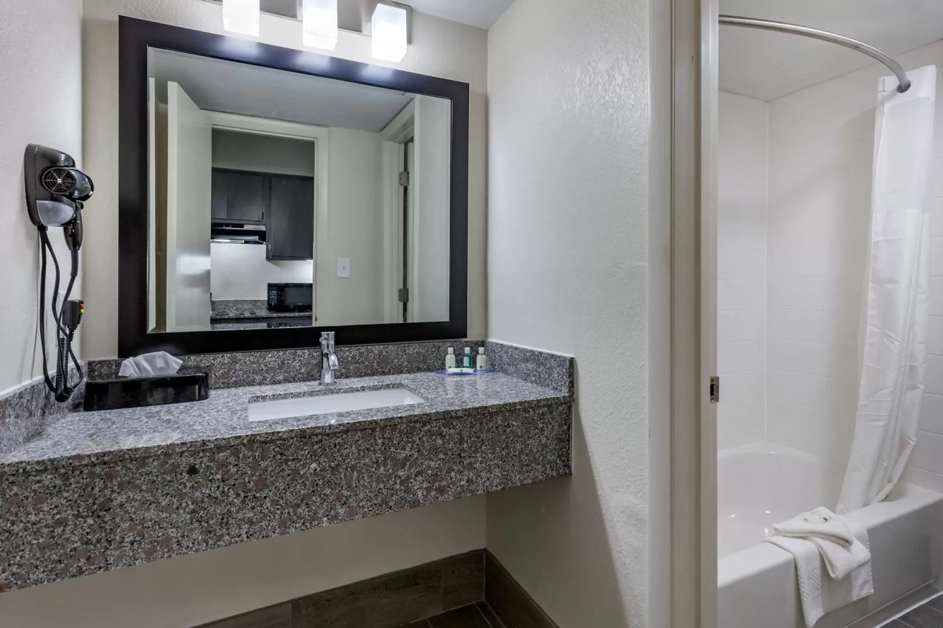 Bathroom in Quality Inn & Suites Spring Lake - Fayetteville Near Fort Liberty