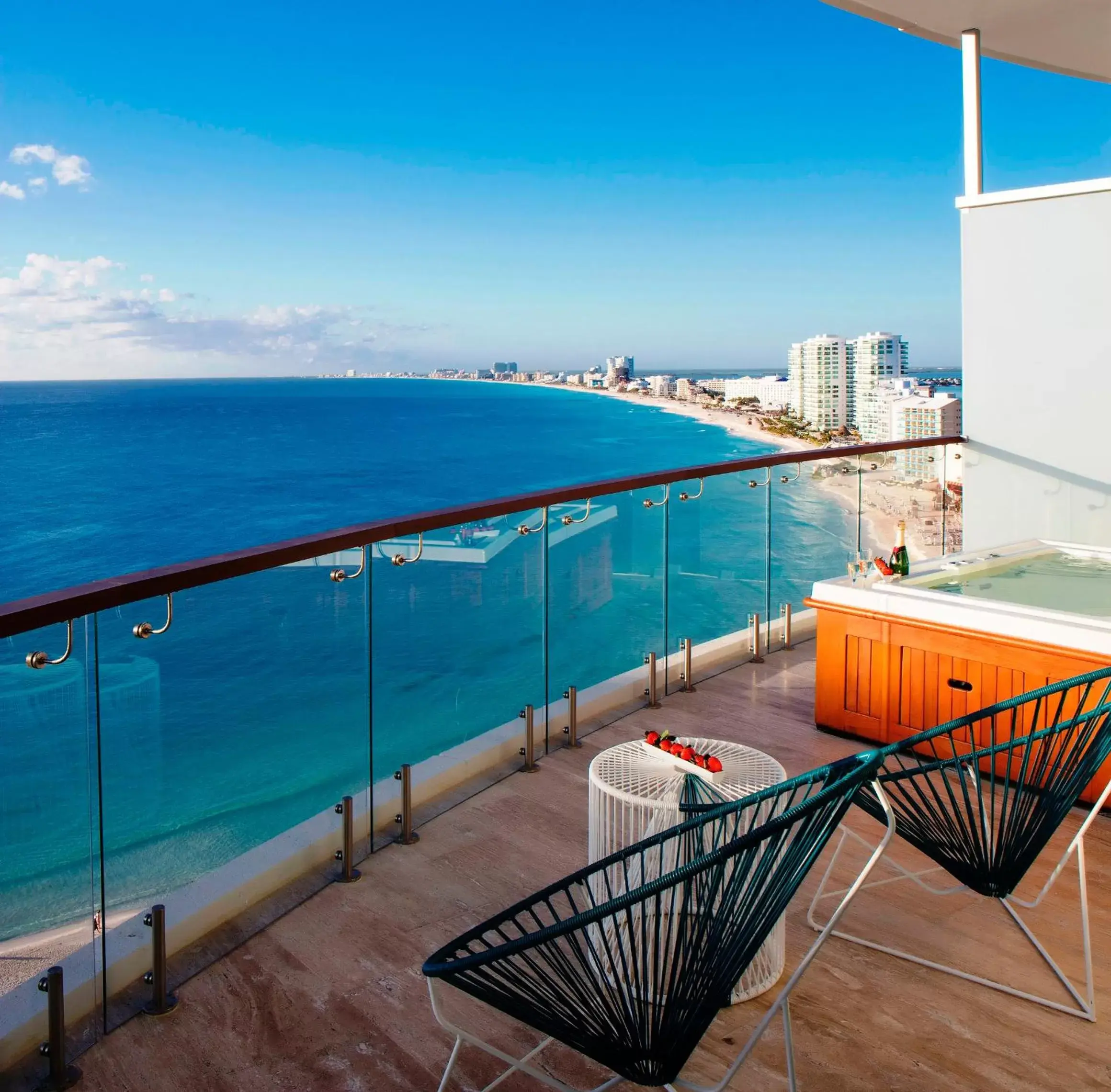 Balcony/Terrace in Krystal Grand Cancun