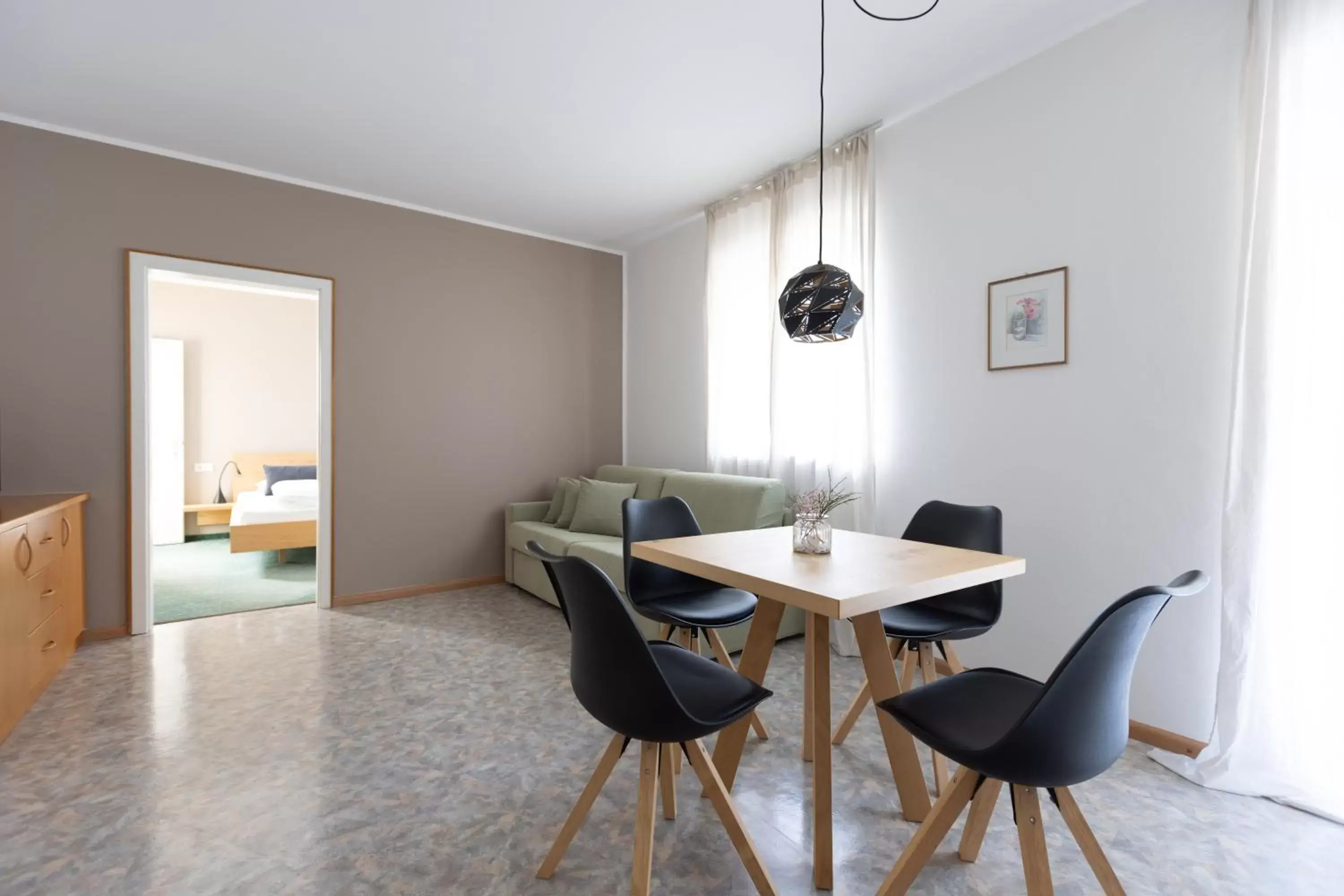 Living room, Dining Area in Residence Margreth