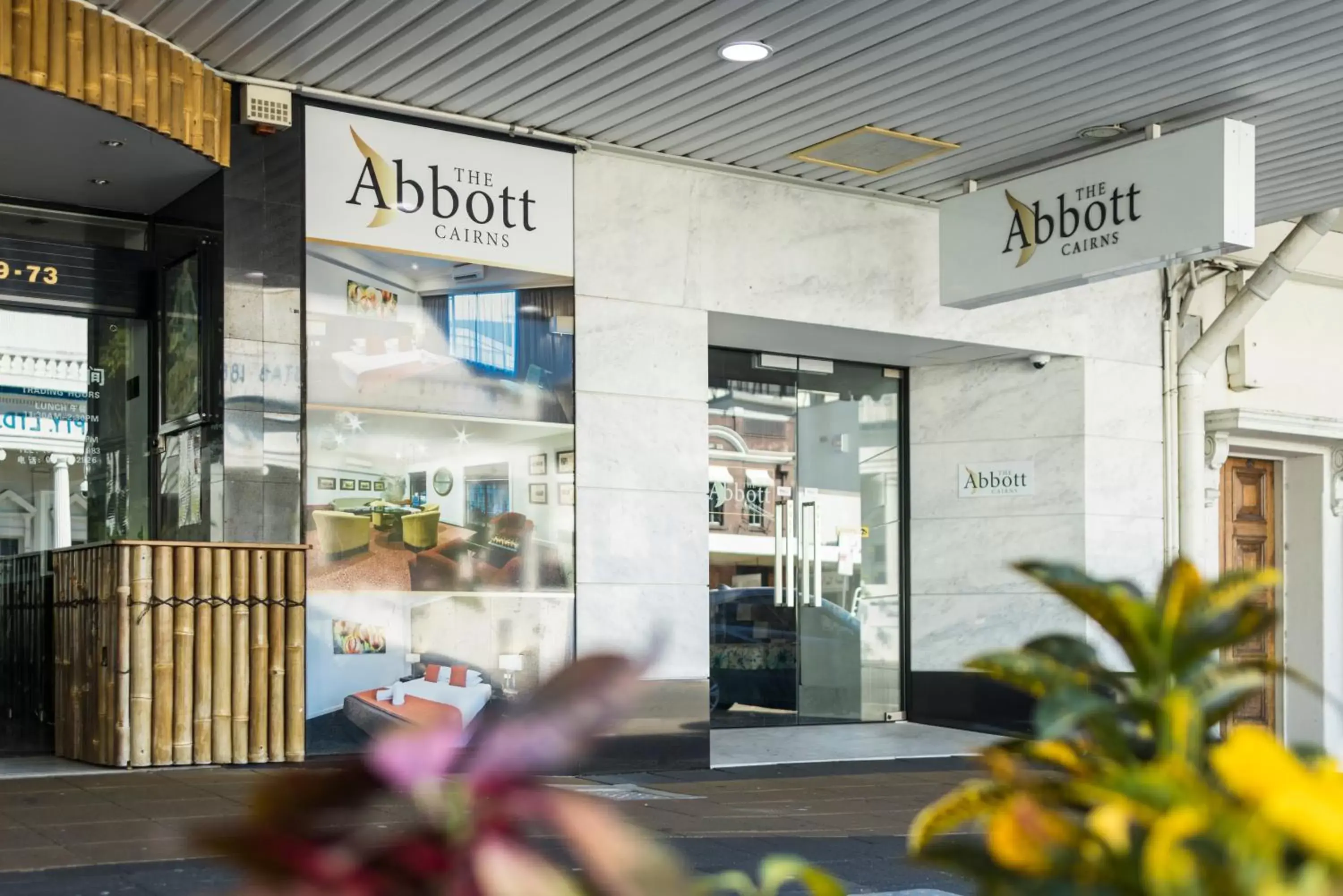 Property building in The Abbott Boutique Hotel