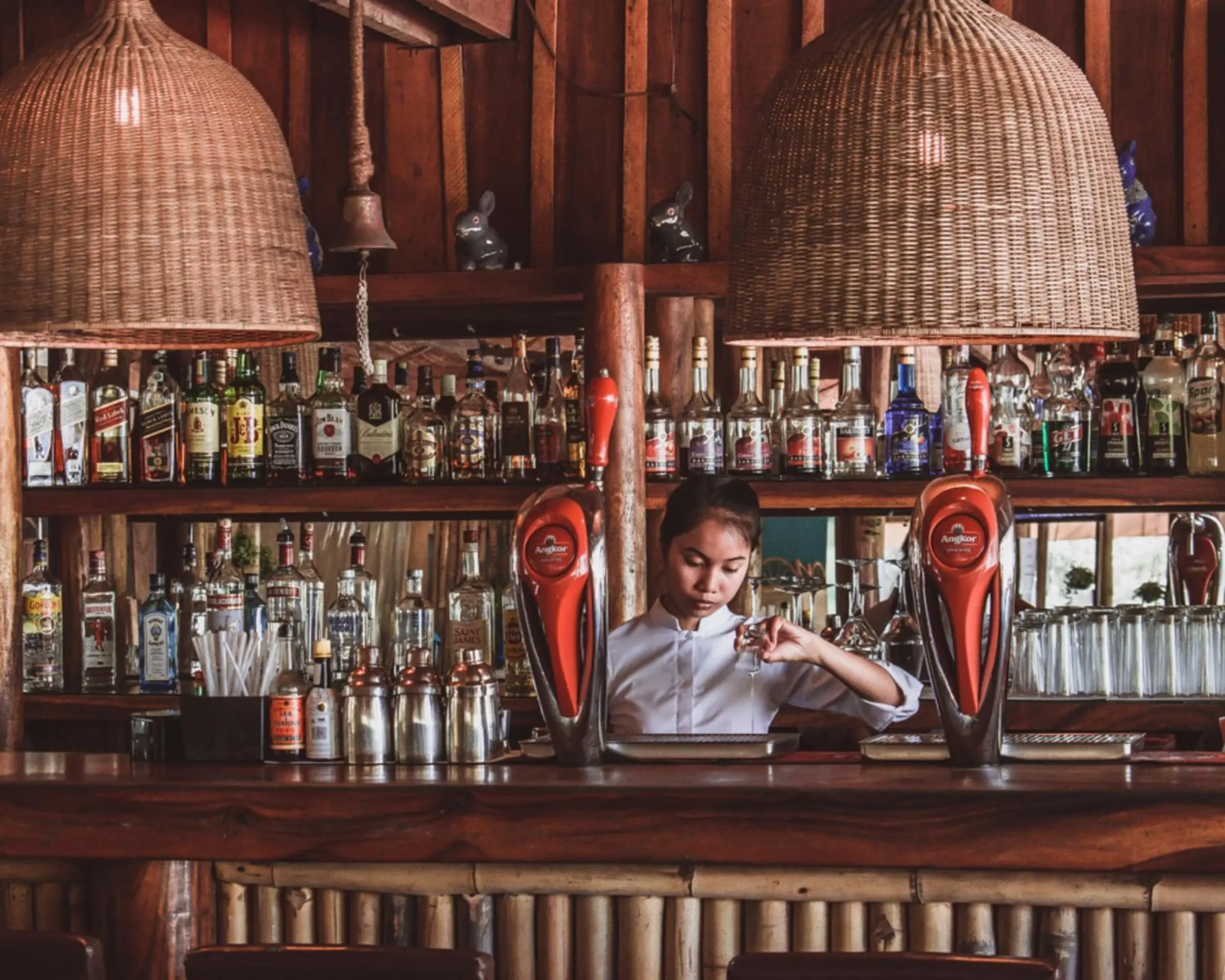 Lounge or bar in Sok San Beach Resort Lounge or bar in Sok San Beach Resort