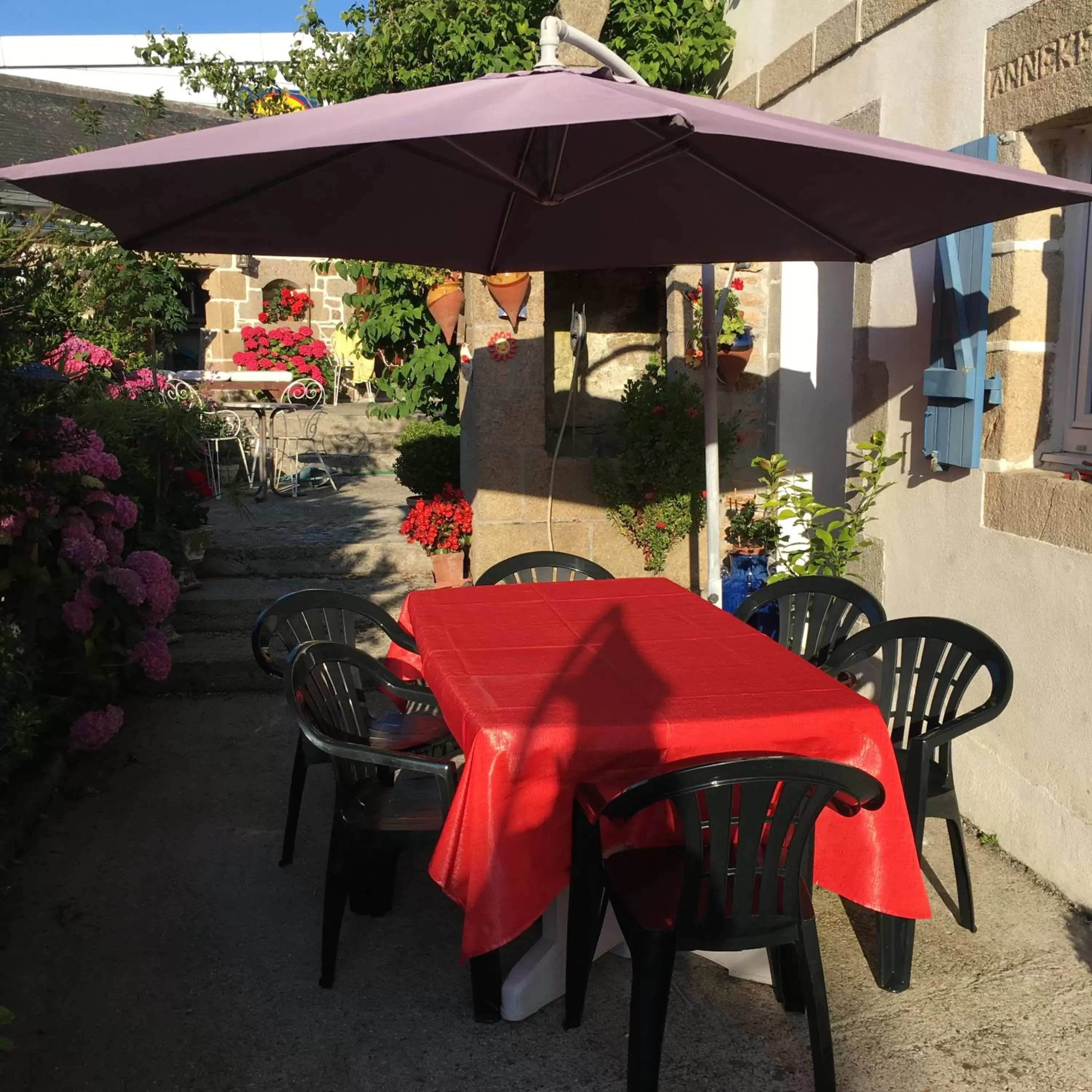 Patio in La Ferme de Kérivoas