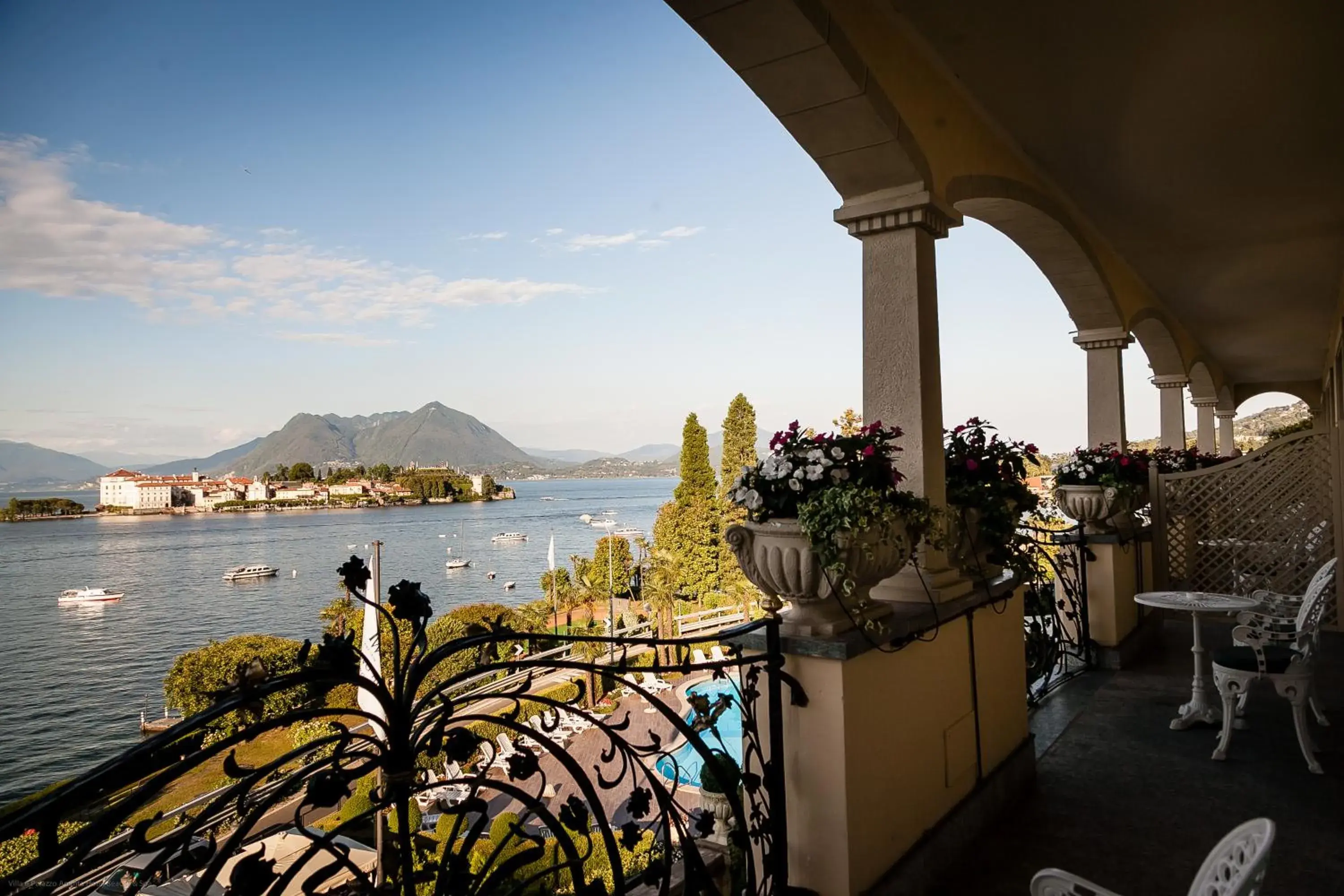 View (from property/room), Balcony/Terrace in Hotel Villa E Palazzo Aminta