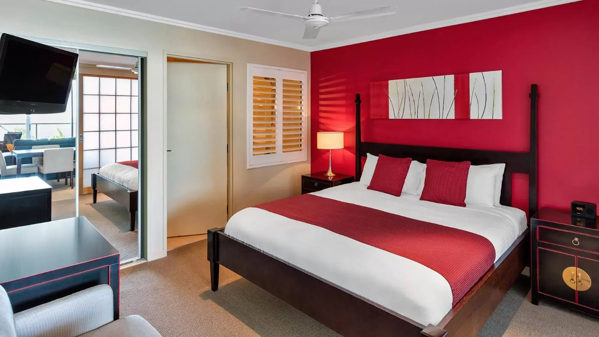 TV and multimedia, Bed in Oaks Hervey Bay Resort and Spa
