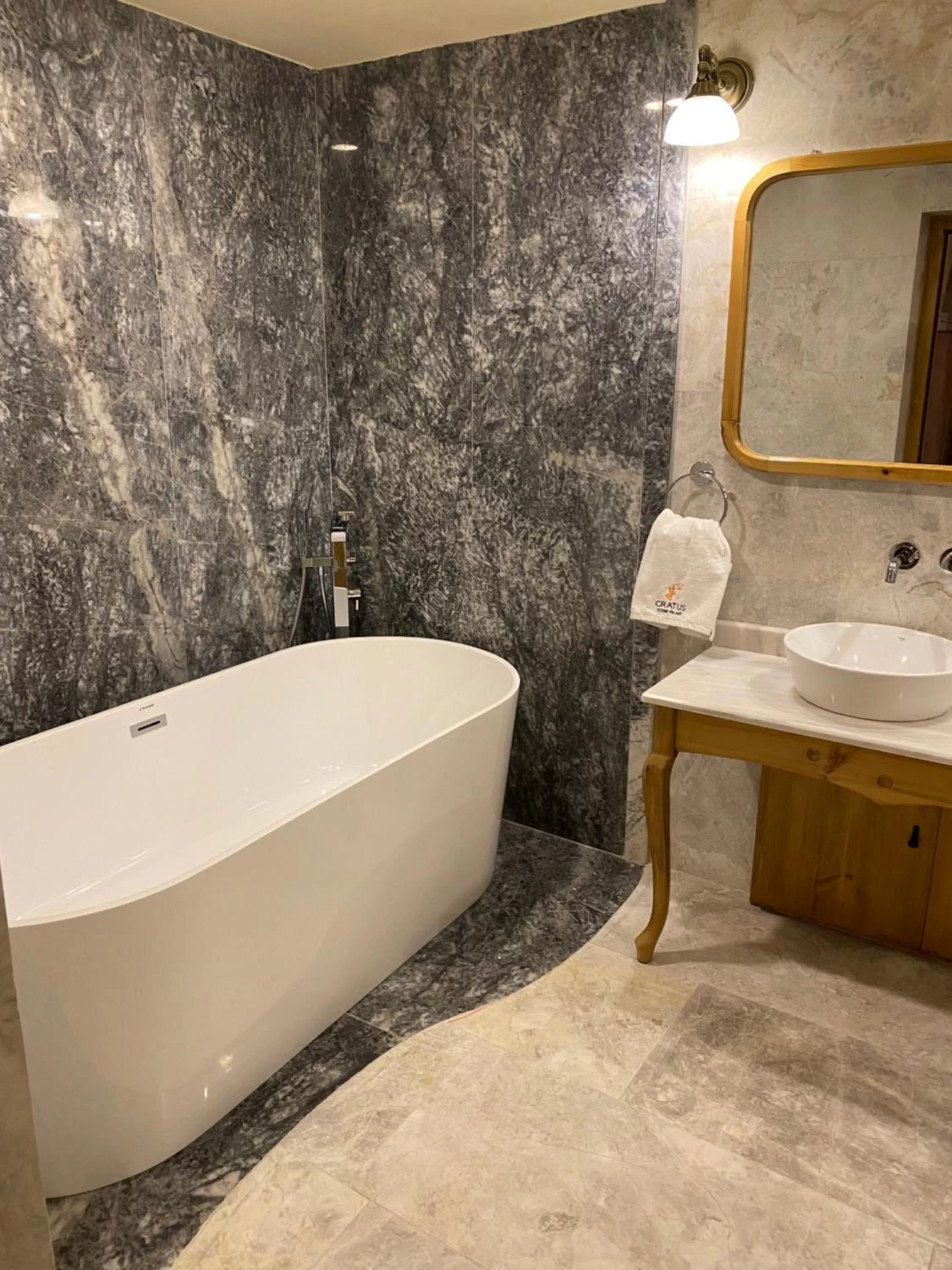 Bathroom in Cratus Stone Palace