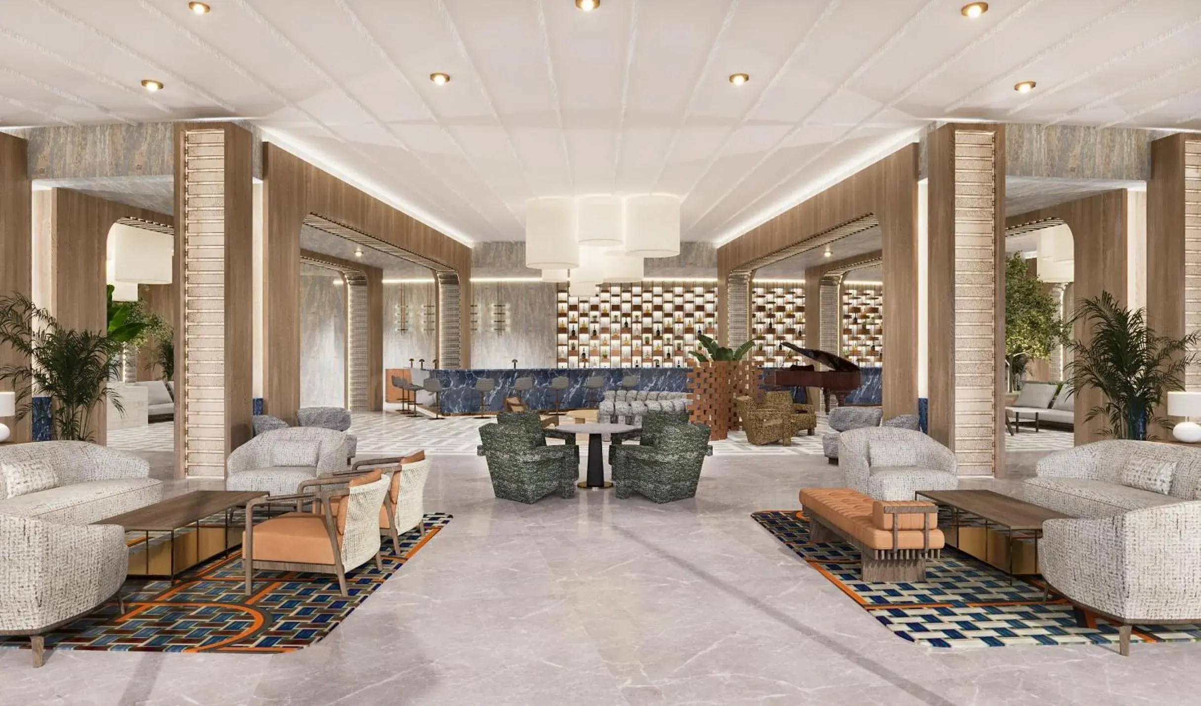 Lounge or bar, Lobby/Reception in Gloria Serenity Resort