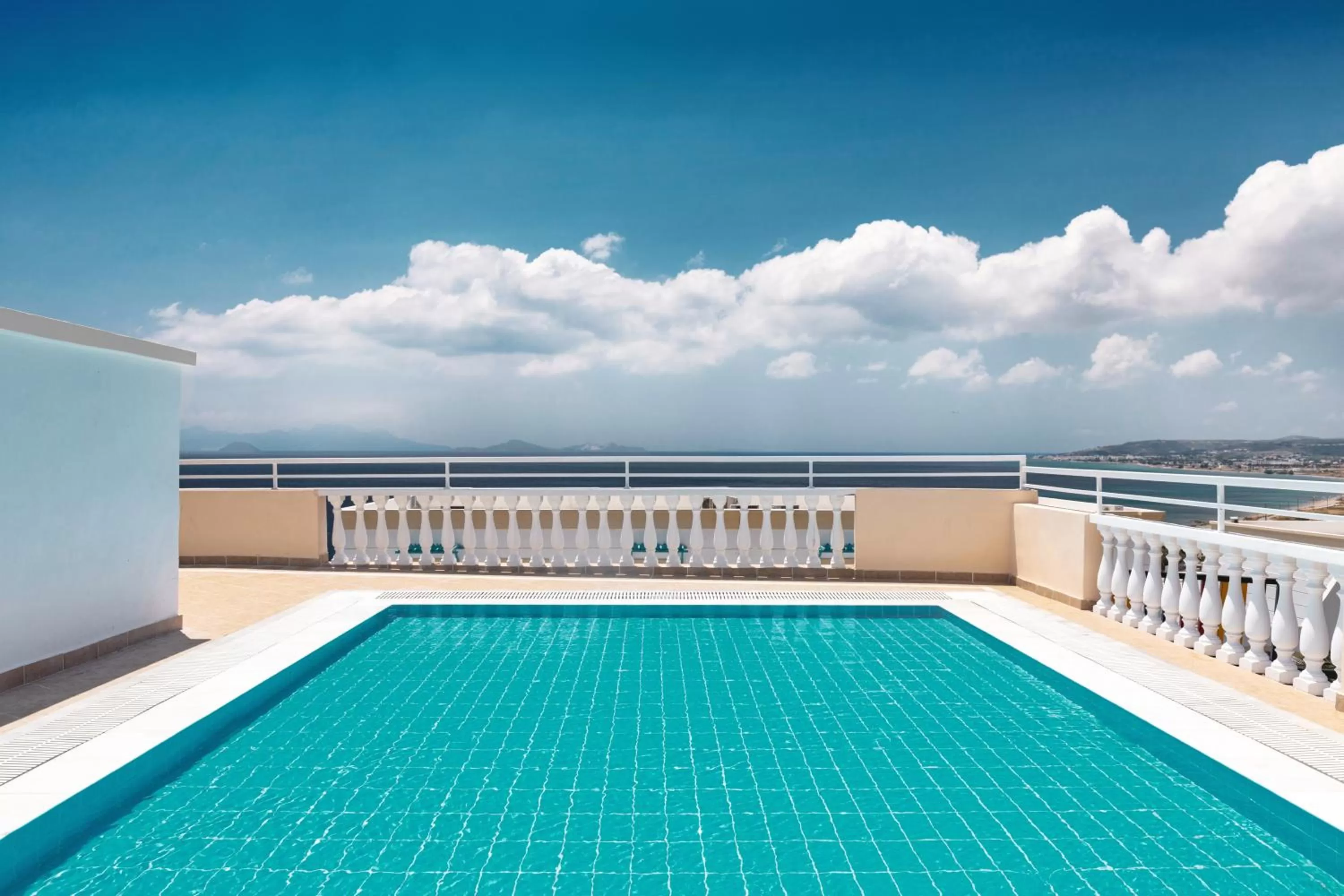 Swimming pool in Mitsis Family Village