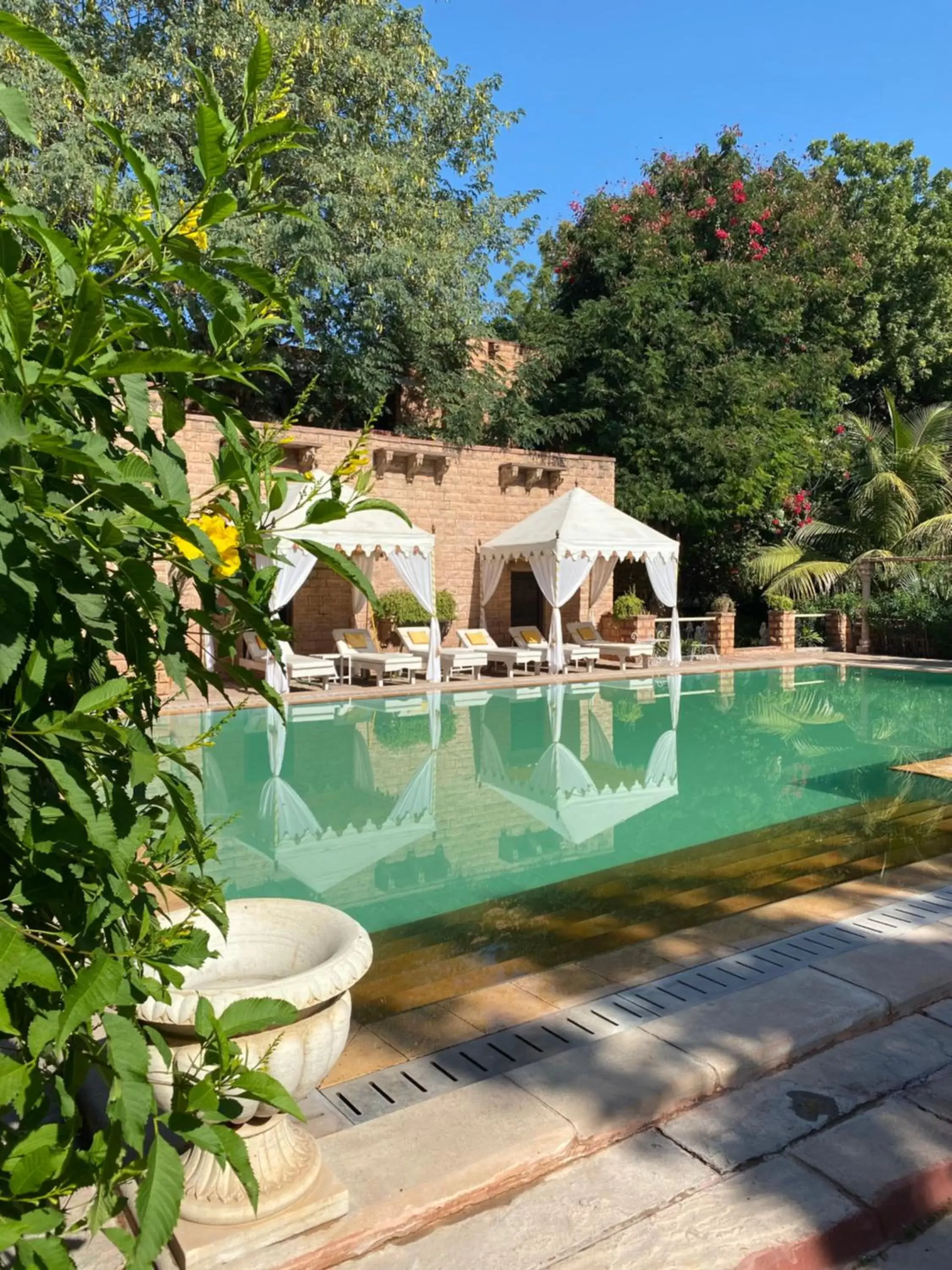 Swimming Pool in Devi Bhawan - A Heritage Hotel