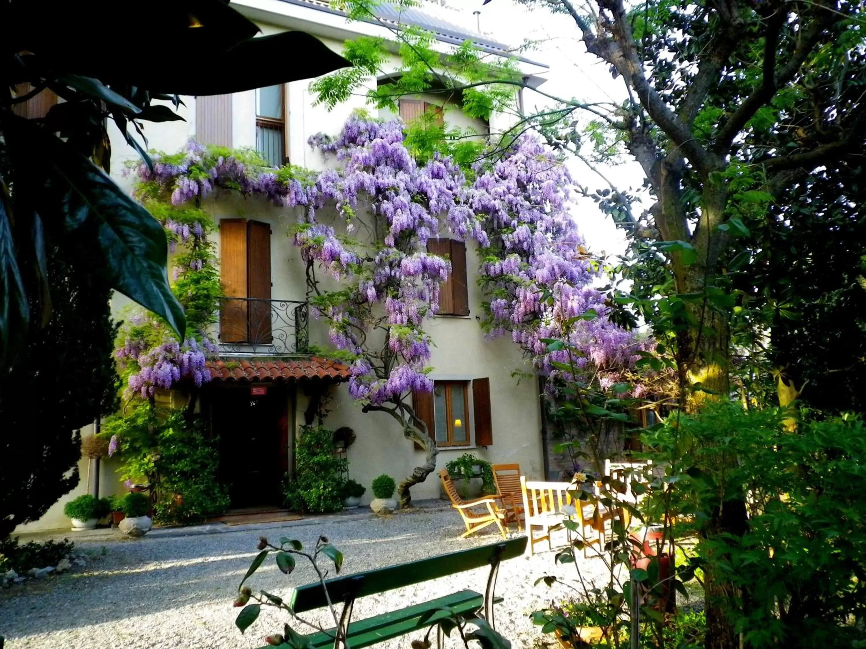 Garden, Property Building in Country Hotel Le Querce