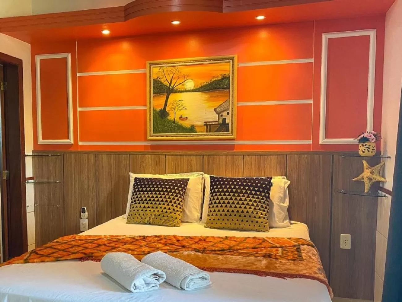 Bed in Pousada Arquipélago