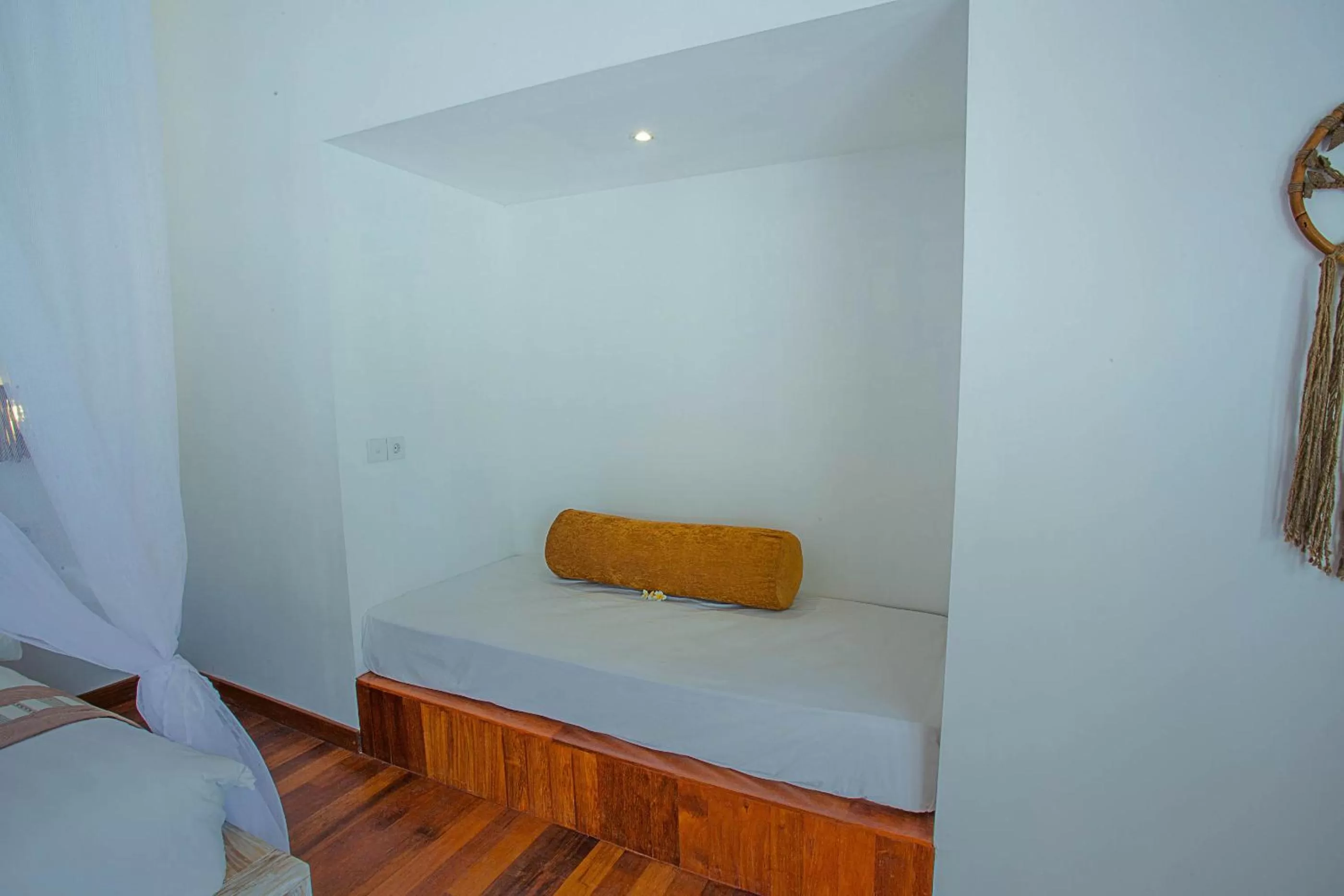 Seating area, Bed in Sanghyang Bay Villas
