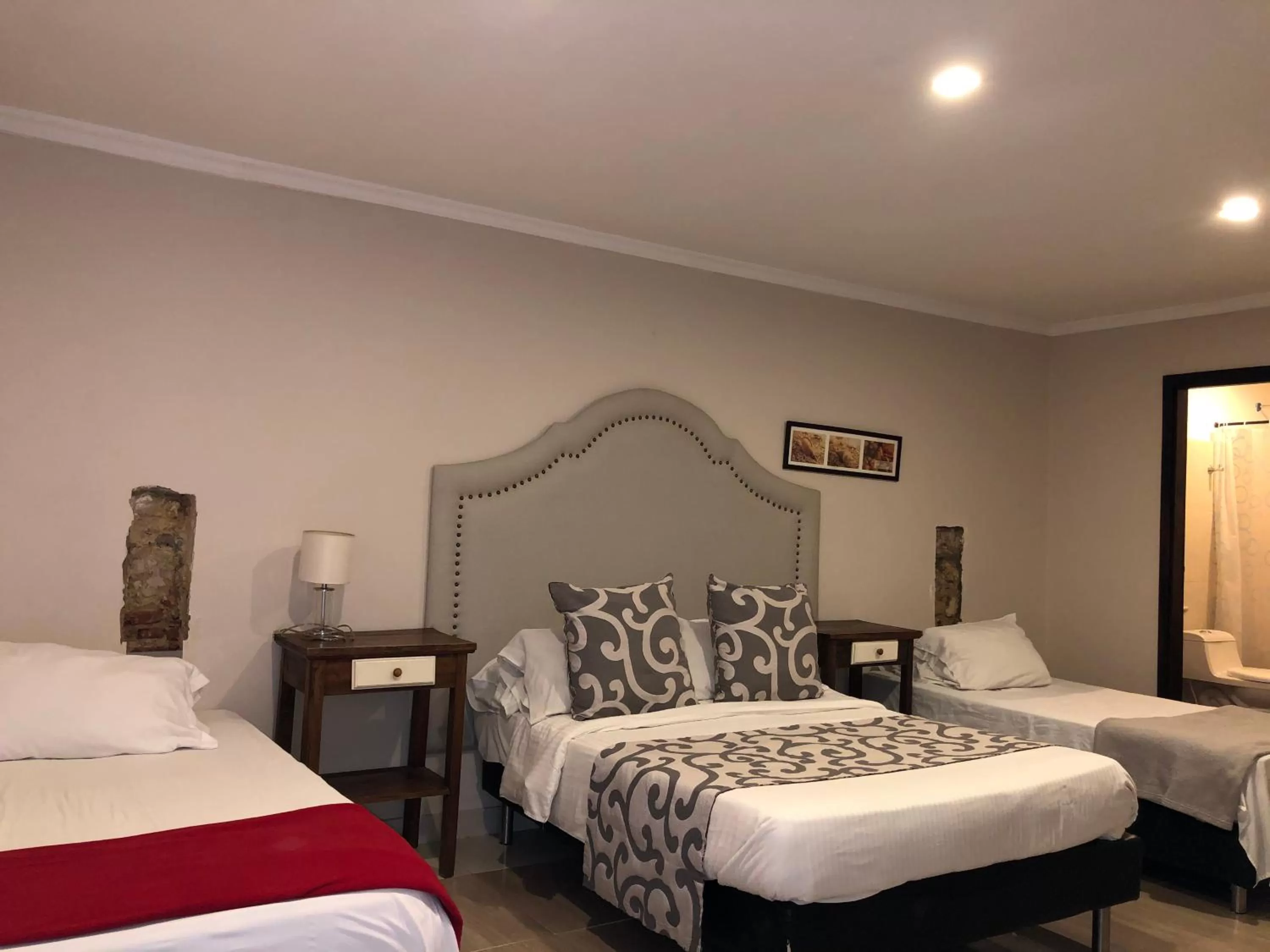 Bed in Hotel Galeria la Trinidad