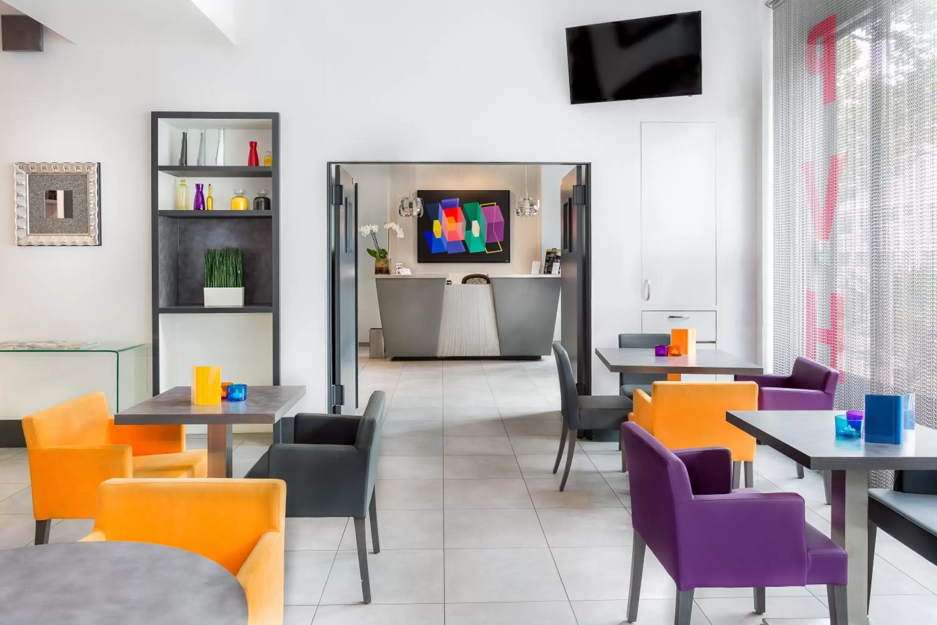 Lobby or reception, Lounge/Bar in Porte de Versailles Hotel