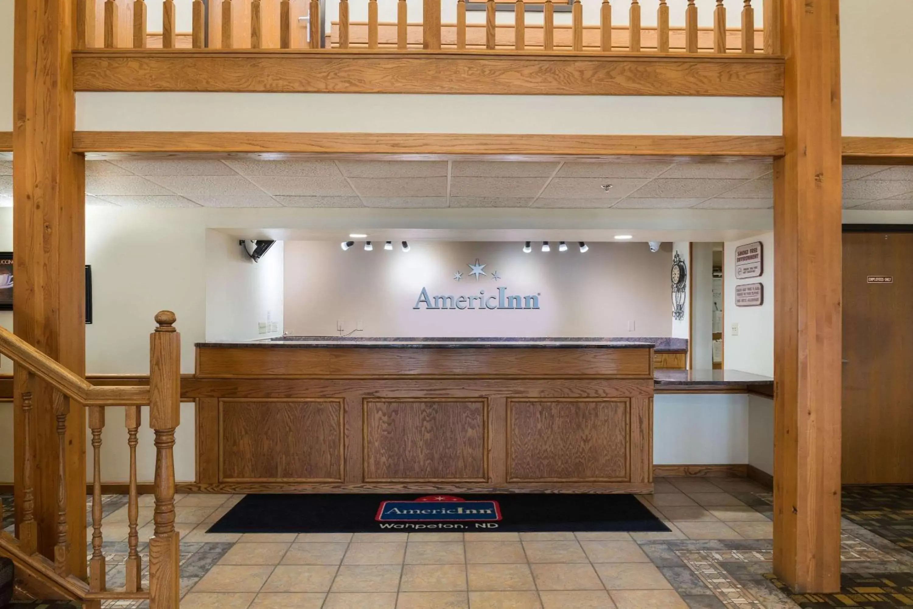 Lobby or reception in AmericInn by Wyndham Wahpeton