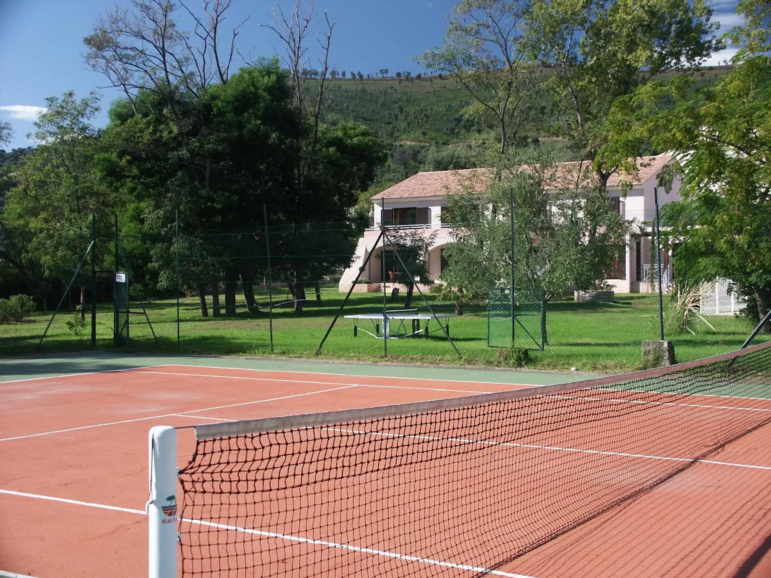 Tennis court in Chez Walter
