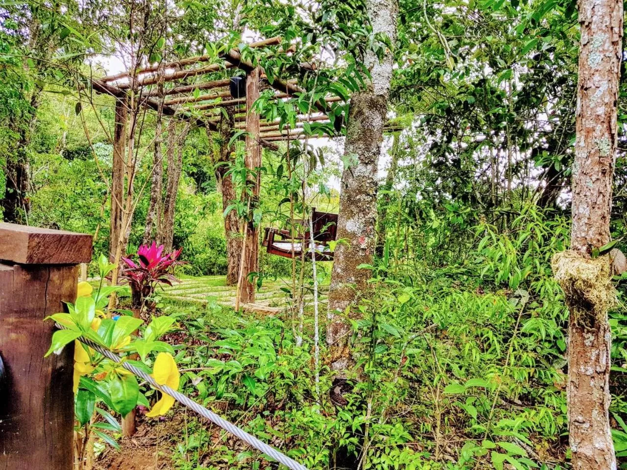 Garden in Pousada Santa Thereza