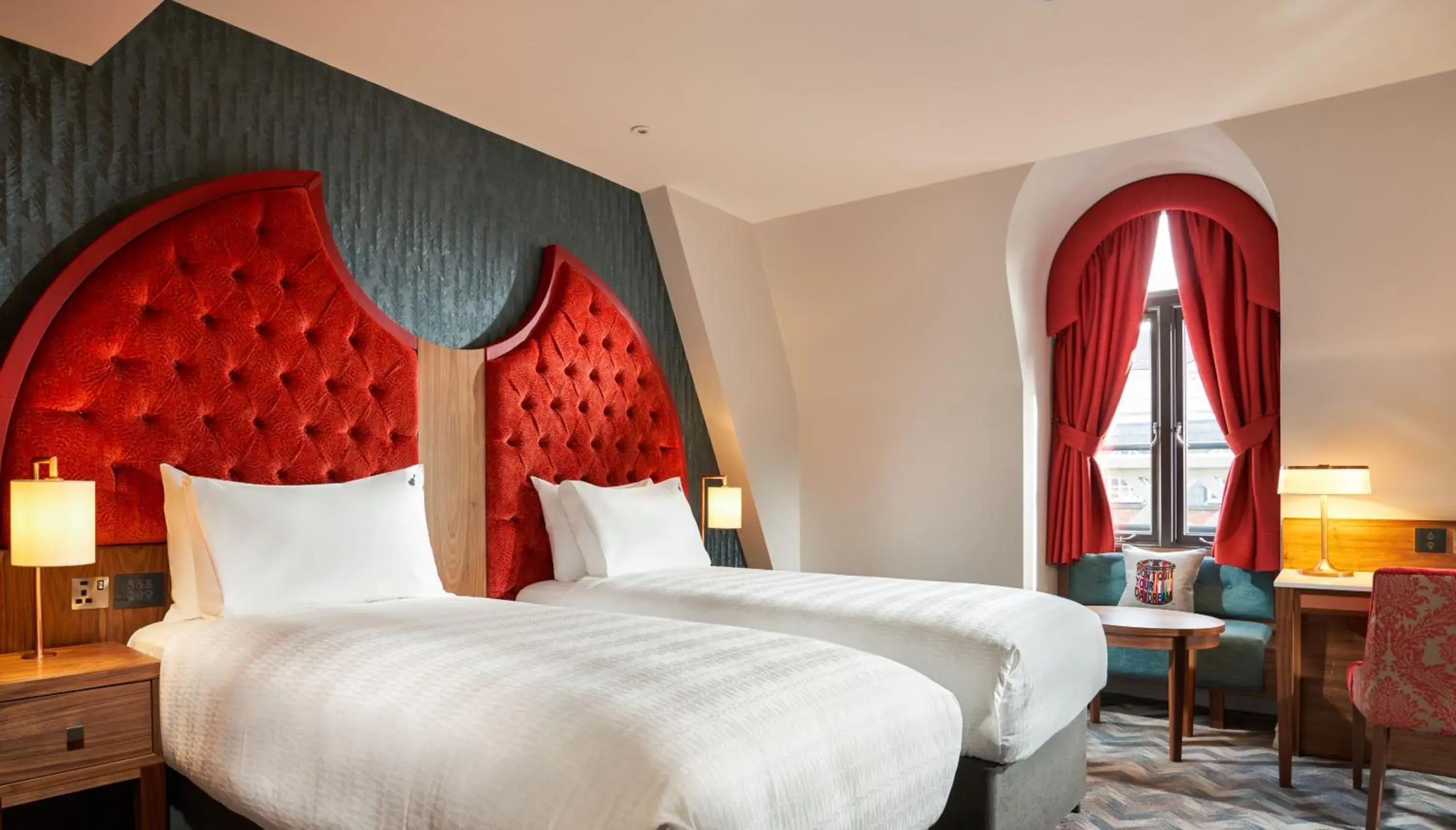 Bed in Hard Rock Hotel Dublin