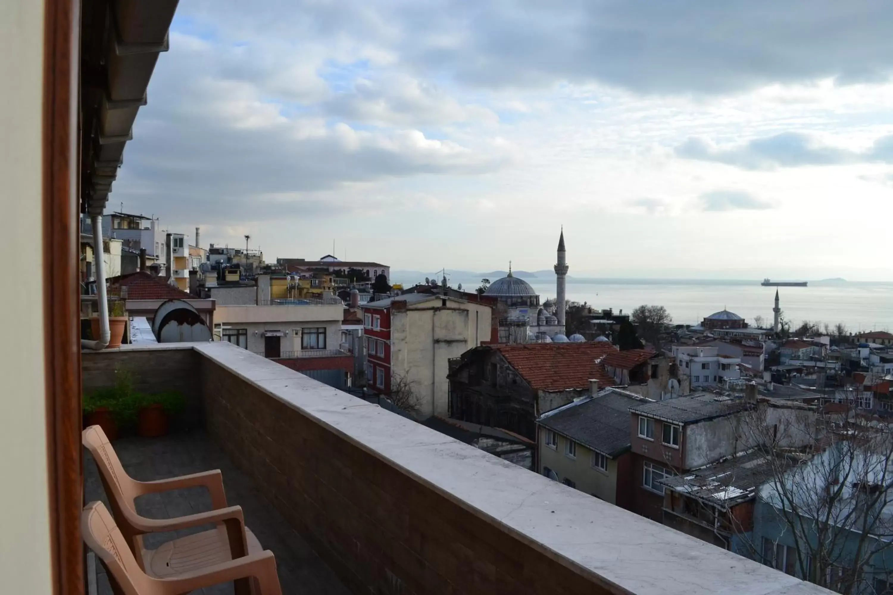 Balcony/Terrace in Seven Days Hotel - İstanbul