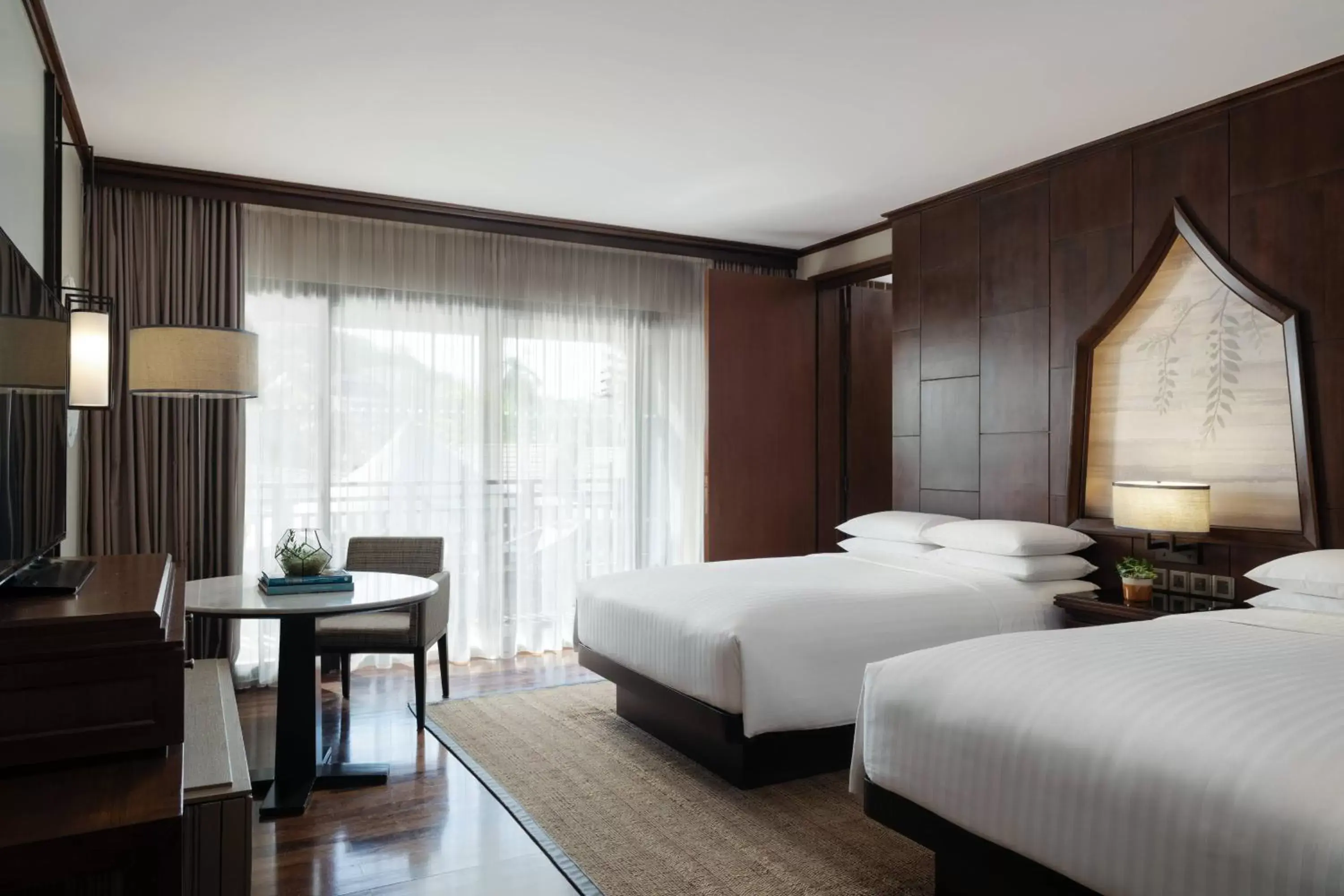 Bedroom, Bed in Phuket Marriott Resort and Spa, Nai Yang Beach