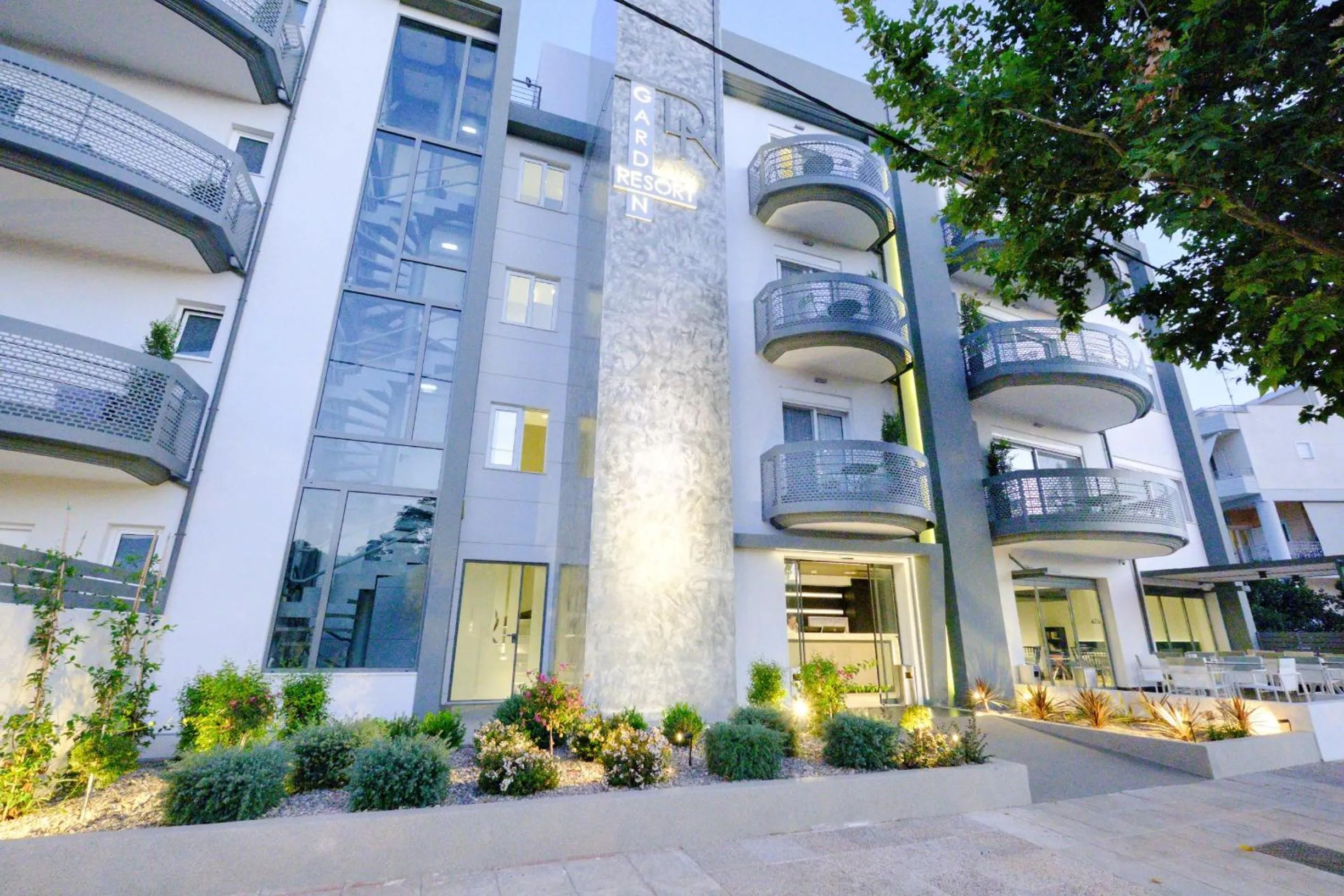 Facade/entrance in Garden City Resort