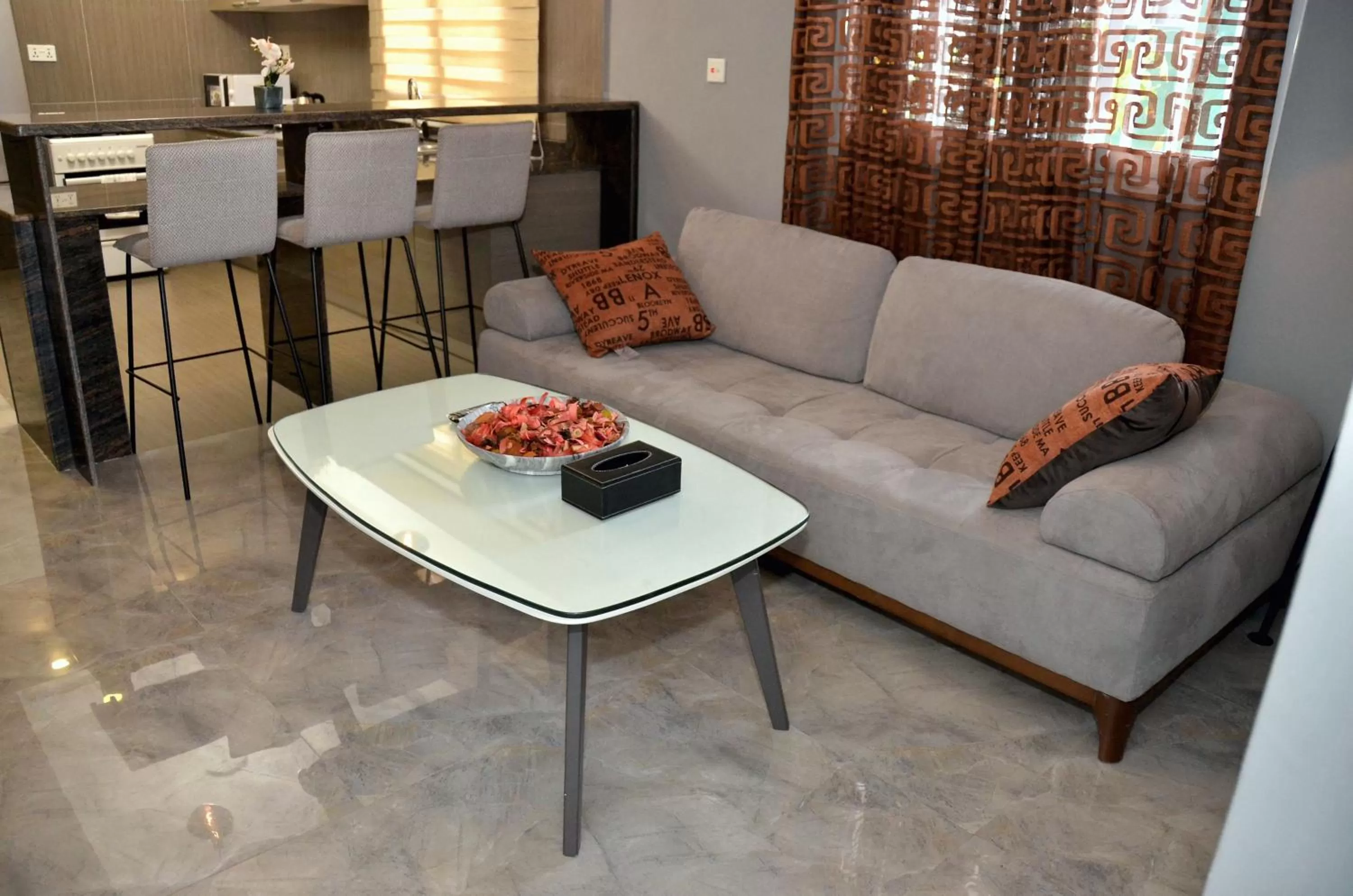 Seating area in Montecito Apartments