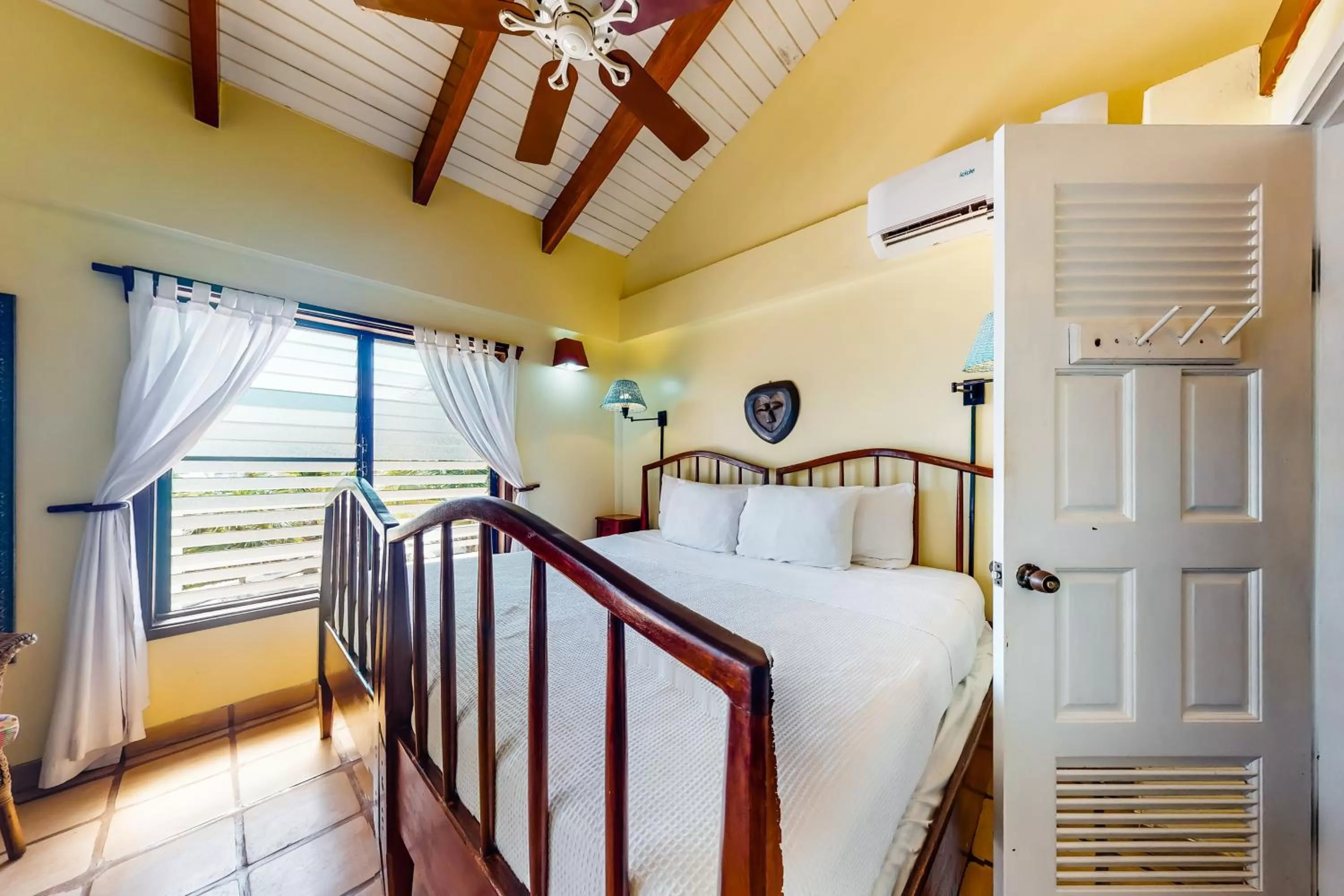 Bed in Condo #26 @ Beachside Villas