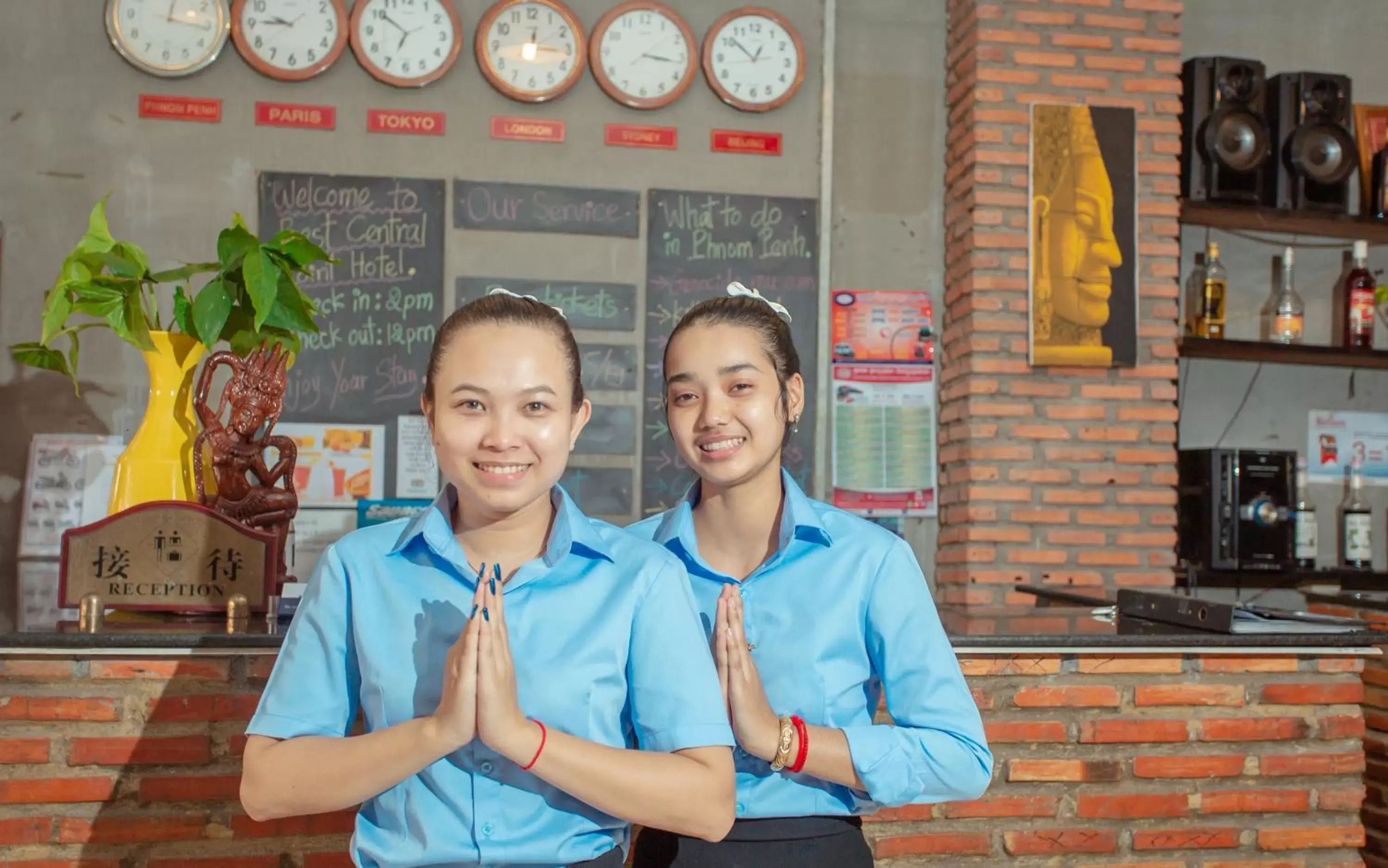 Staff in Best Central Point Hotel