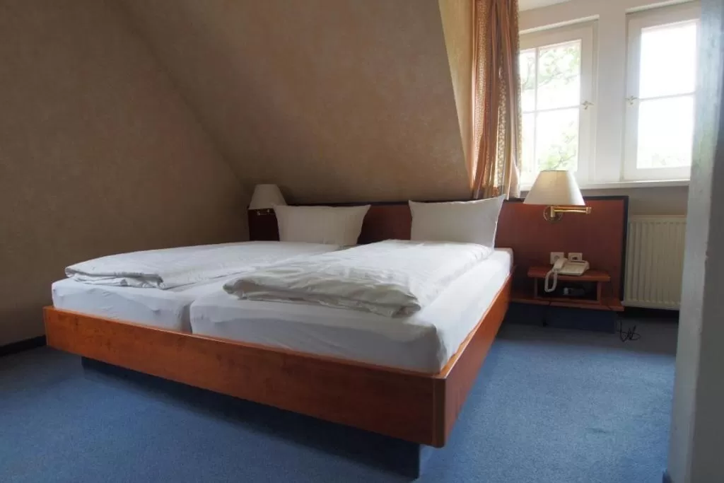 Bed in Hotel Schlossvilla Derenburg