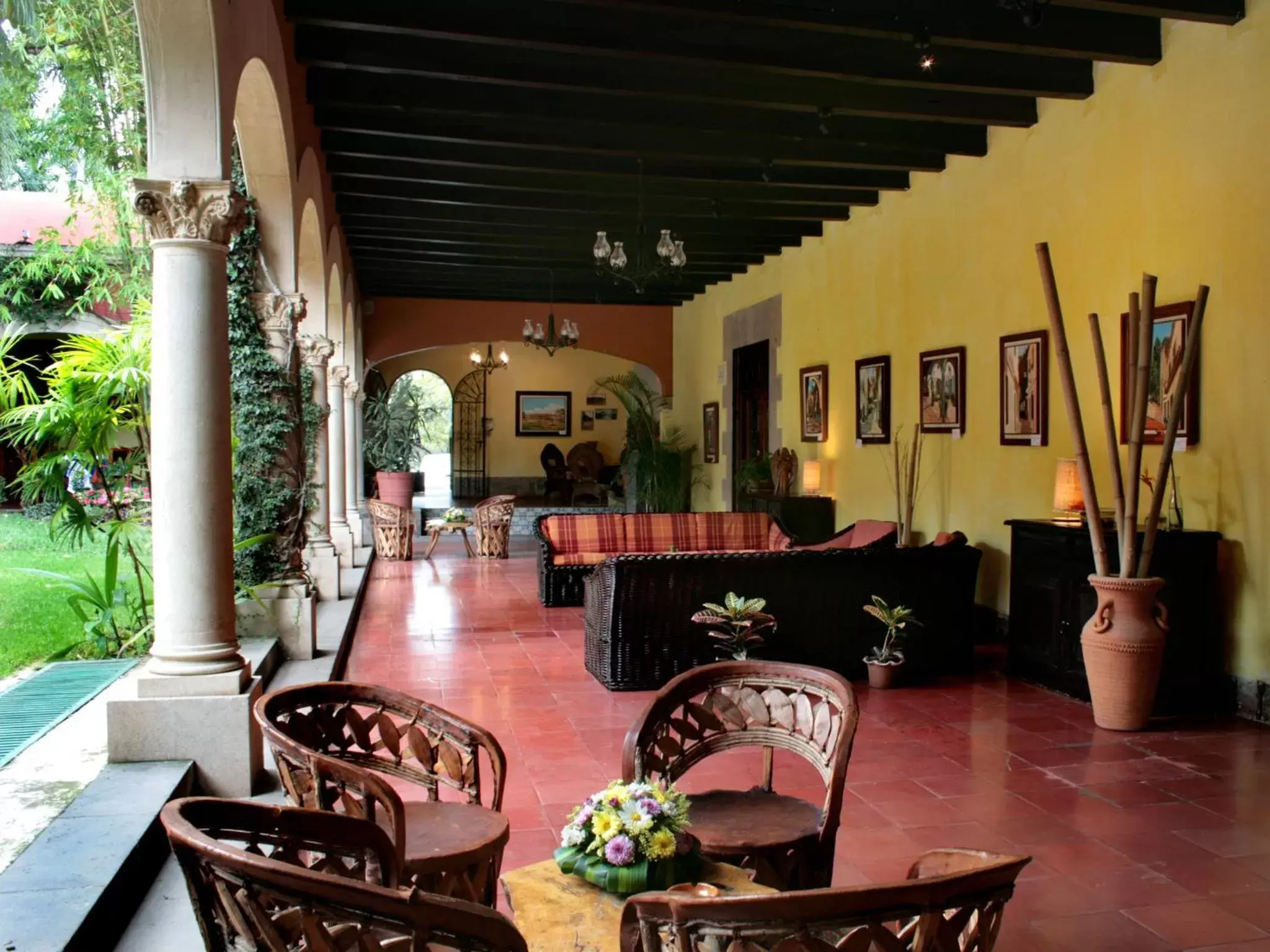 Living room, Restaurant/Places to Eat in Hotel Racquet Cuernavaca