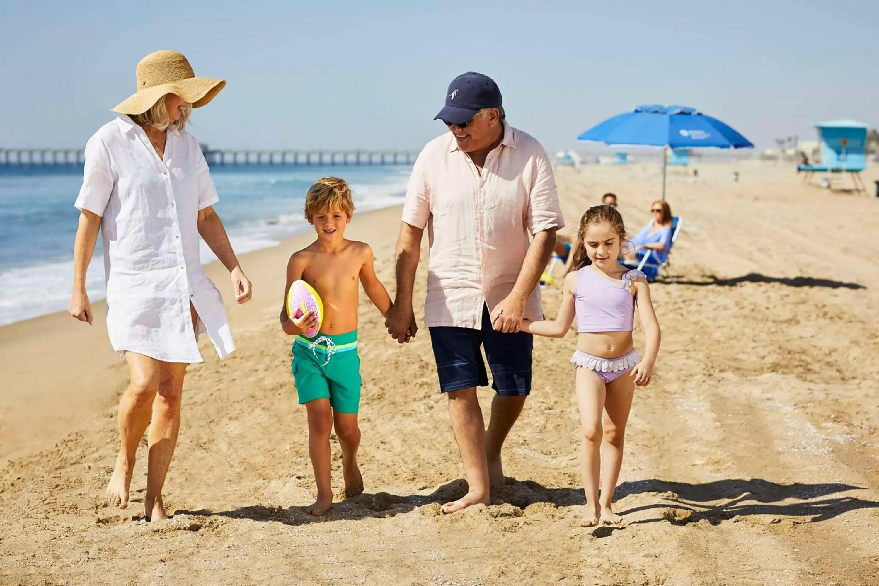 Beach, Family in Hyatt Regency Huntington Beach Resort and Spa