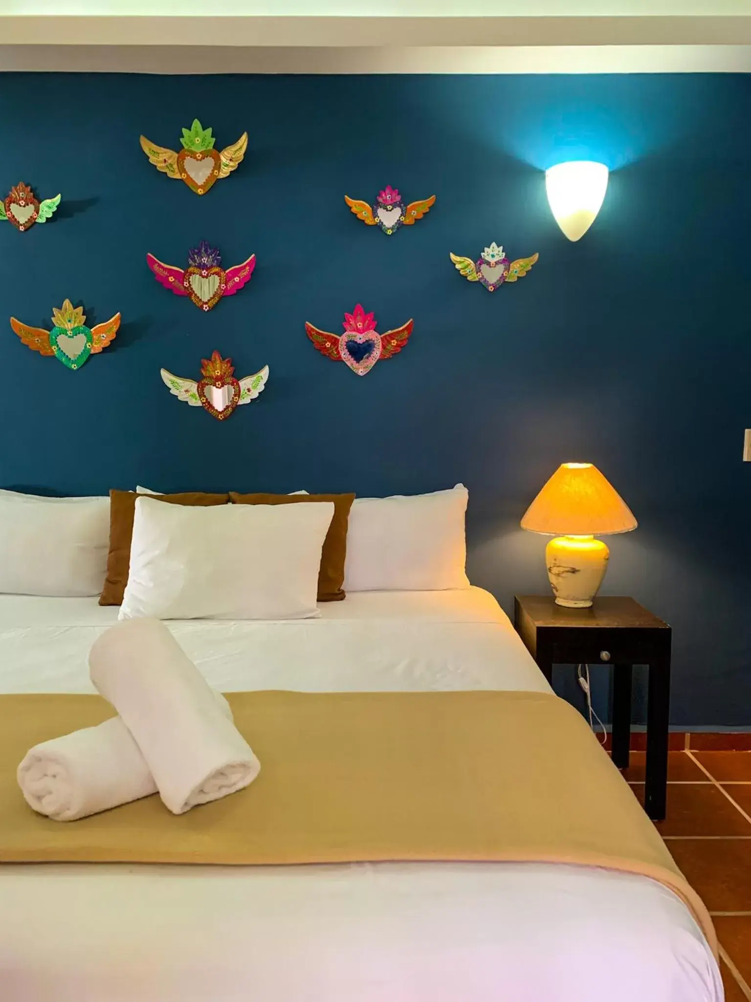 Bed in La Iguana Vallarta LGBT - Romantic Zone - Party Clubbing Street