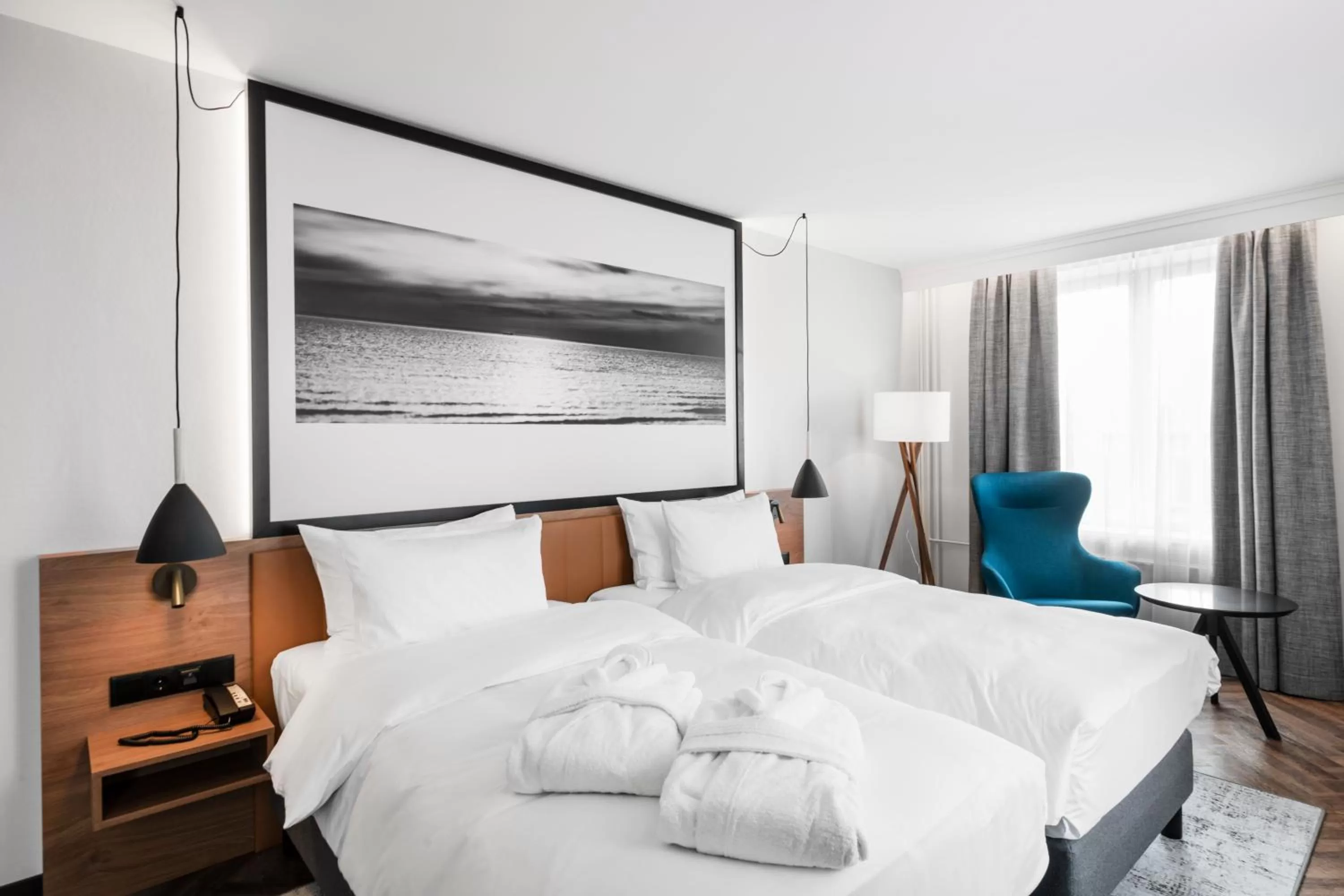 Bed in MERCURE KLAIPEDA CITY HOTEL, Meetings, Events, Restaurant & Bar - Accor Group, Pet Stay FREE