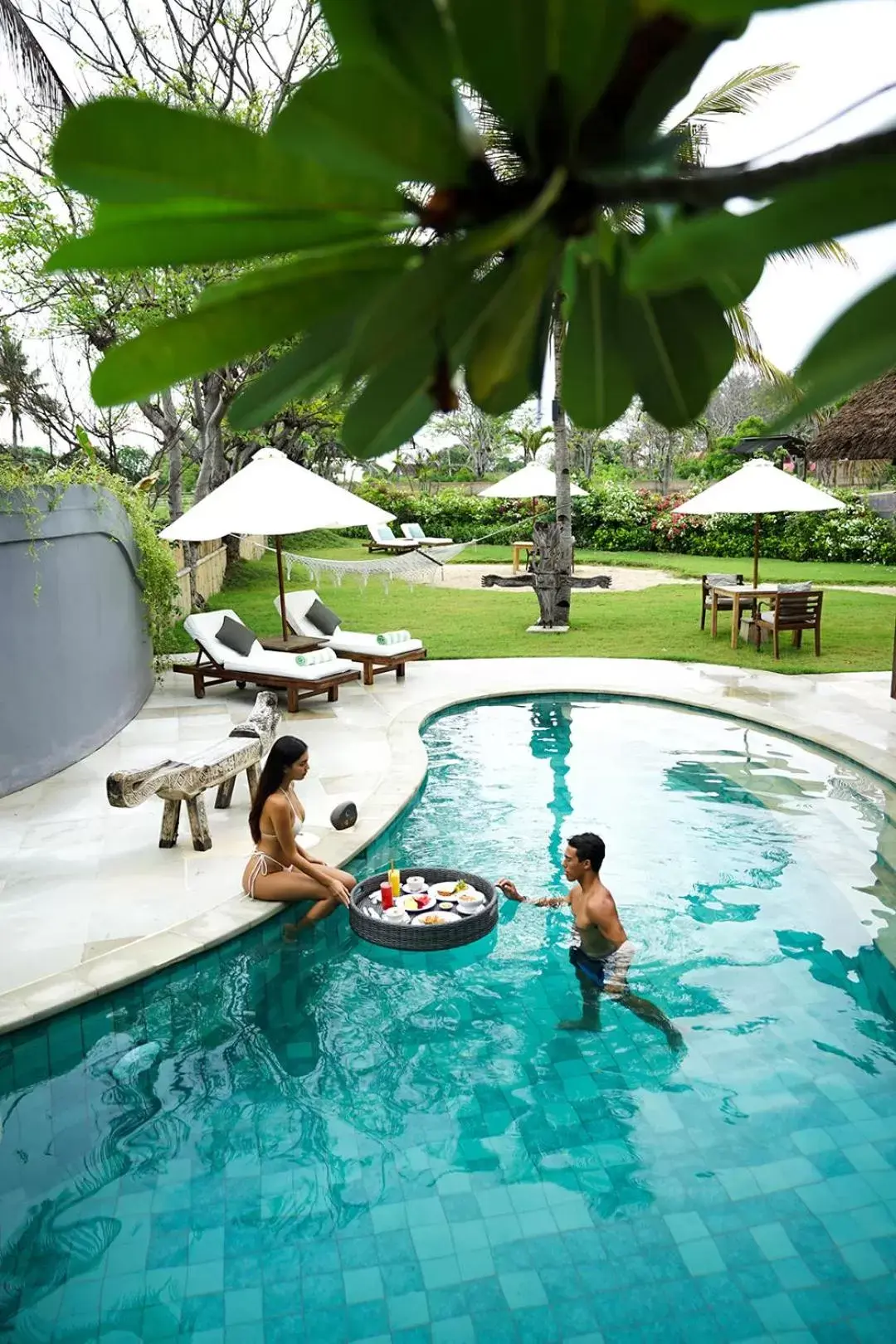 Garden, Swimming Pool in Pondok Santi Estate