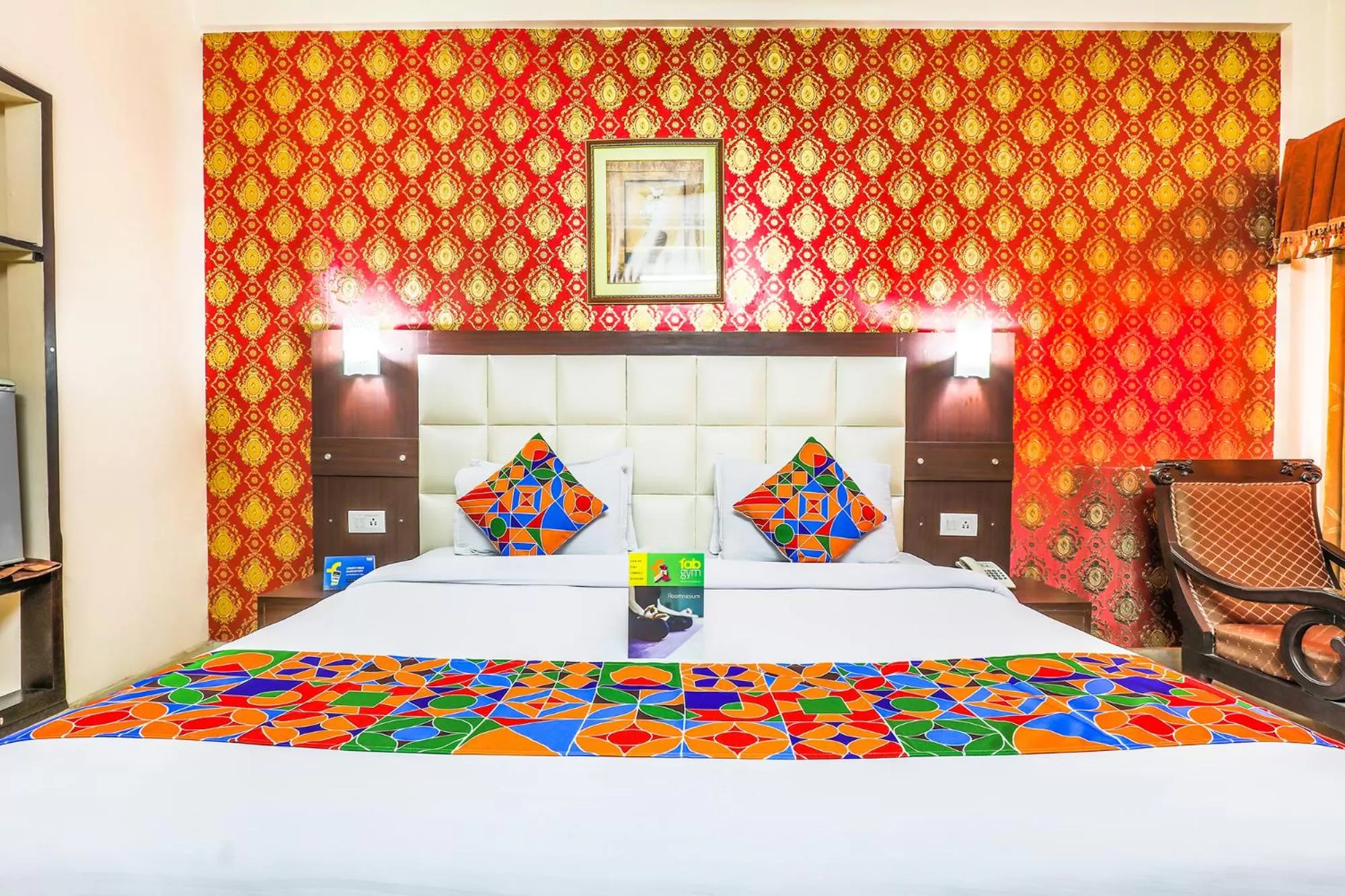 Bedroom, Bed in FabHotel Pramila Inn