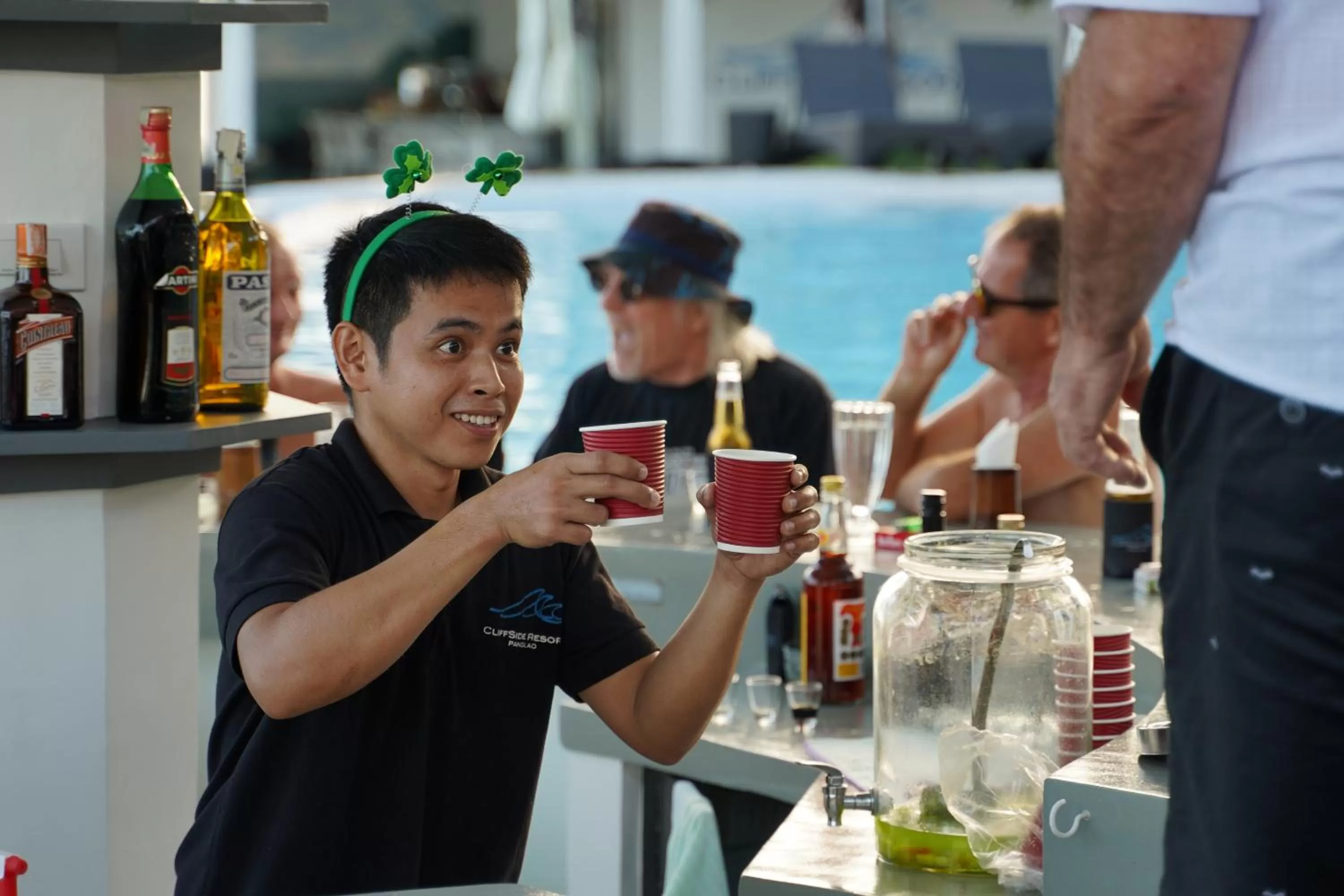 Staff in Cliffside Resort