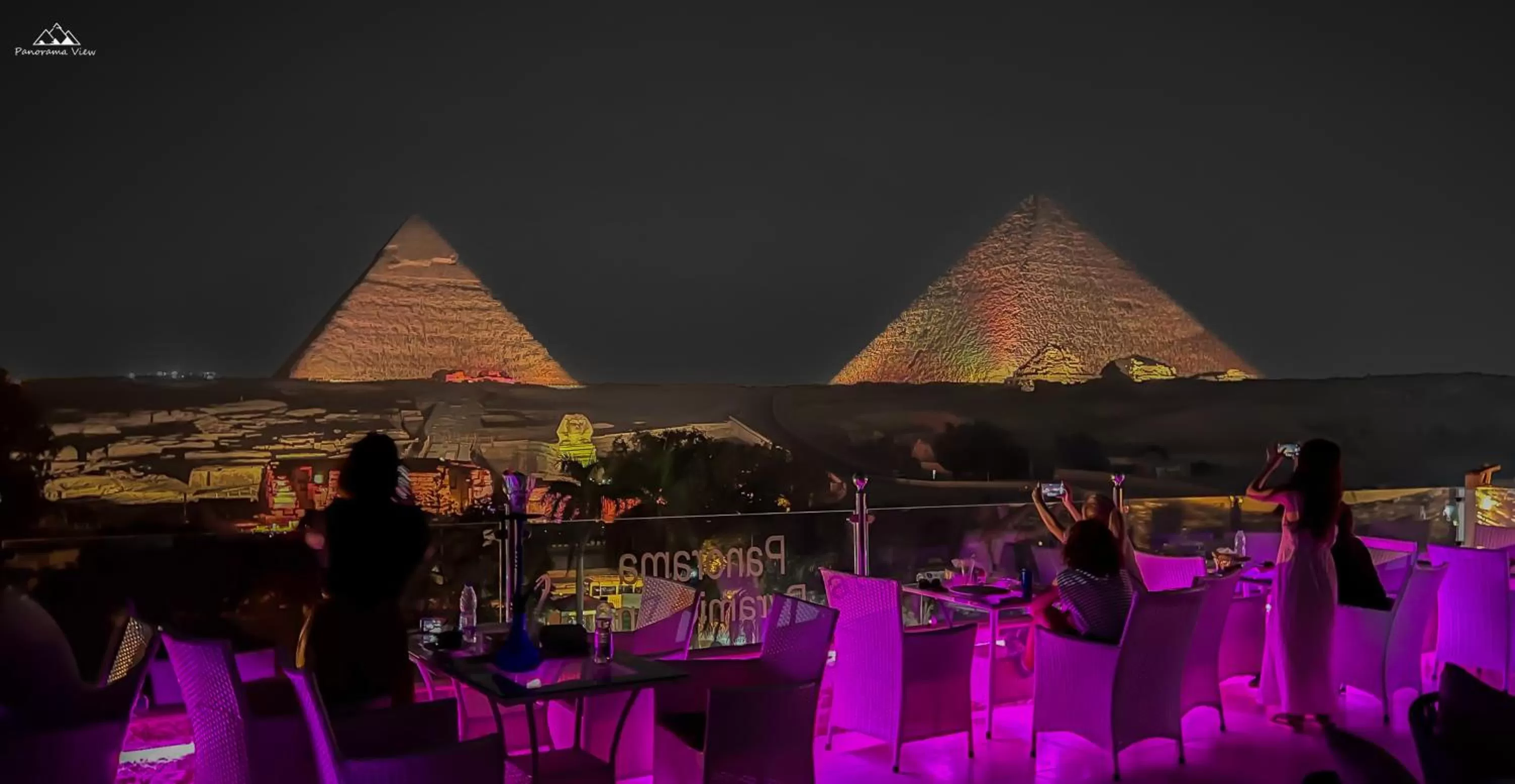 Restaurant/places to eat in PANORAMA view pyramids