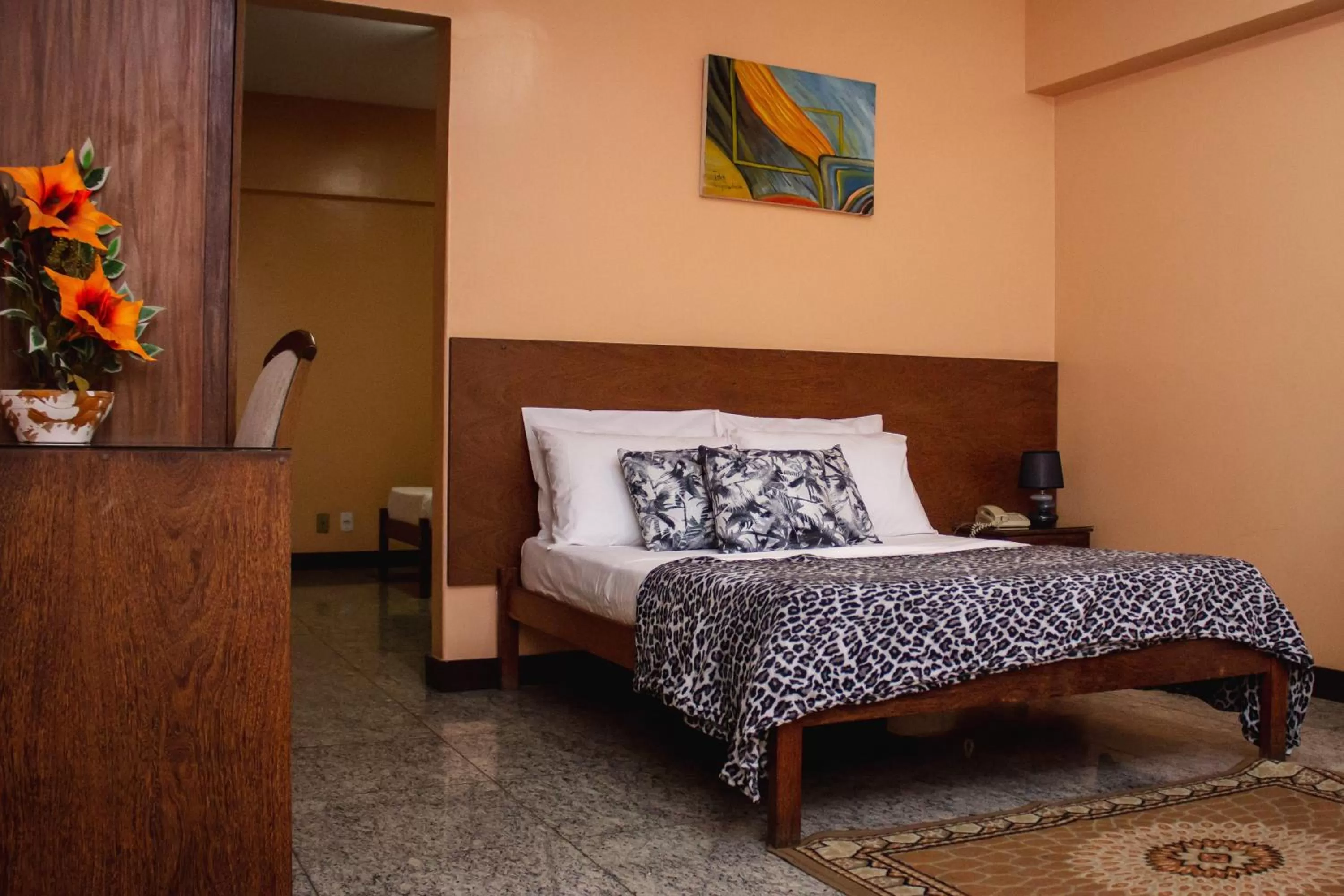 Bed in Riviera Palace Hotel