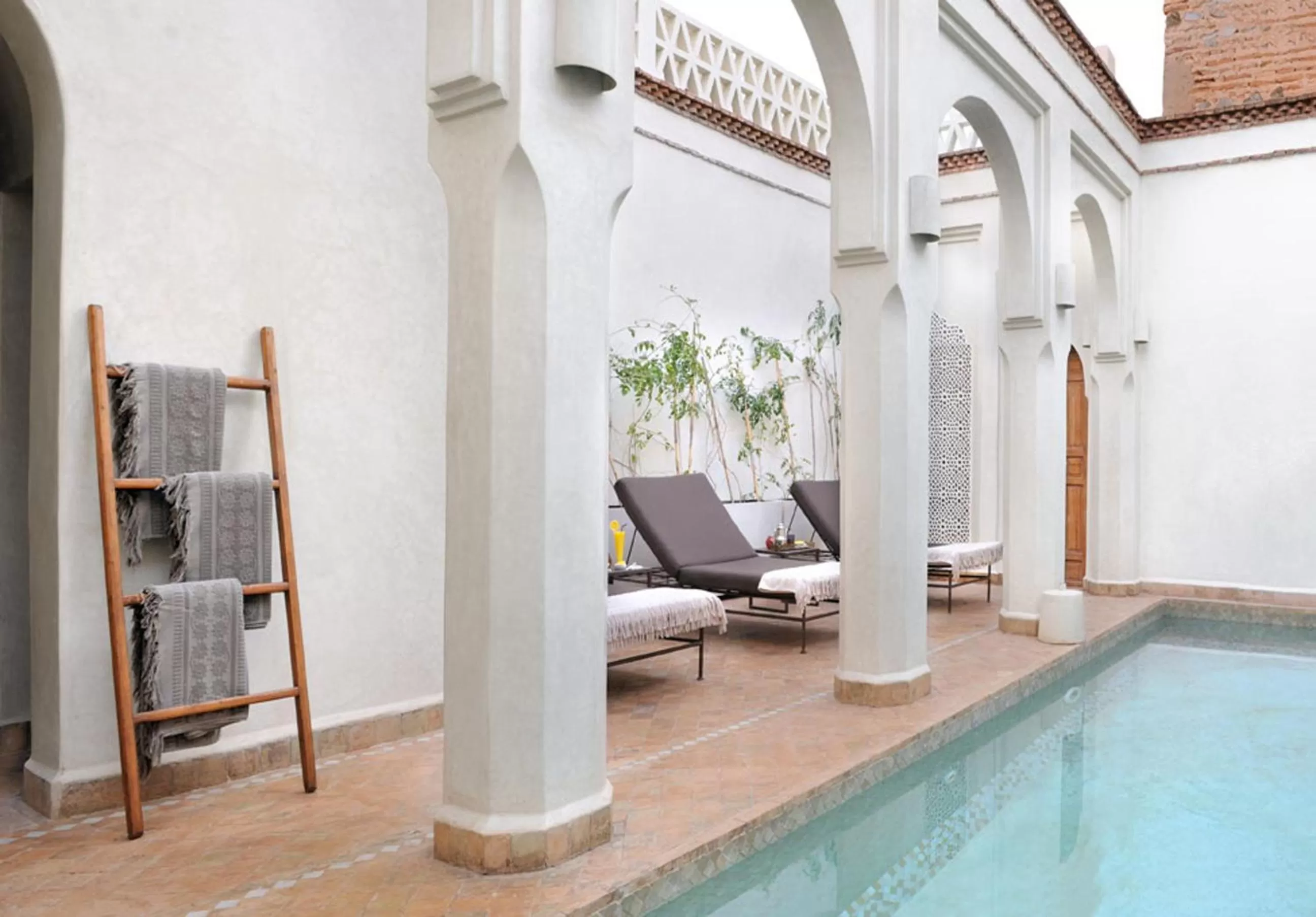 Pool view in La Villa Nomade