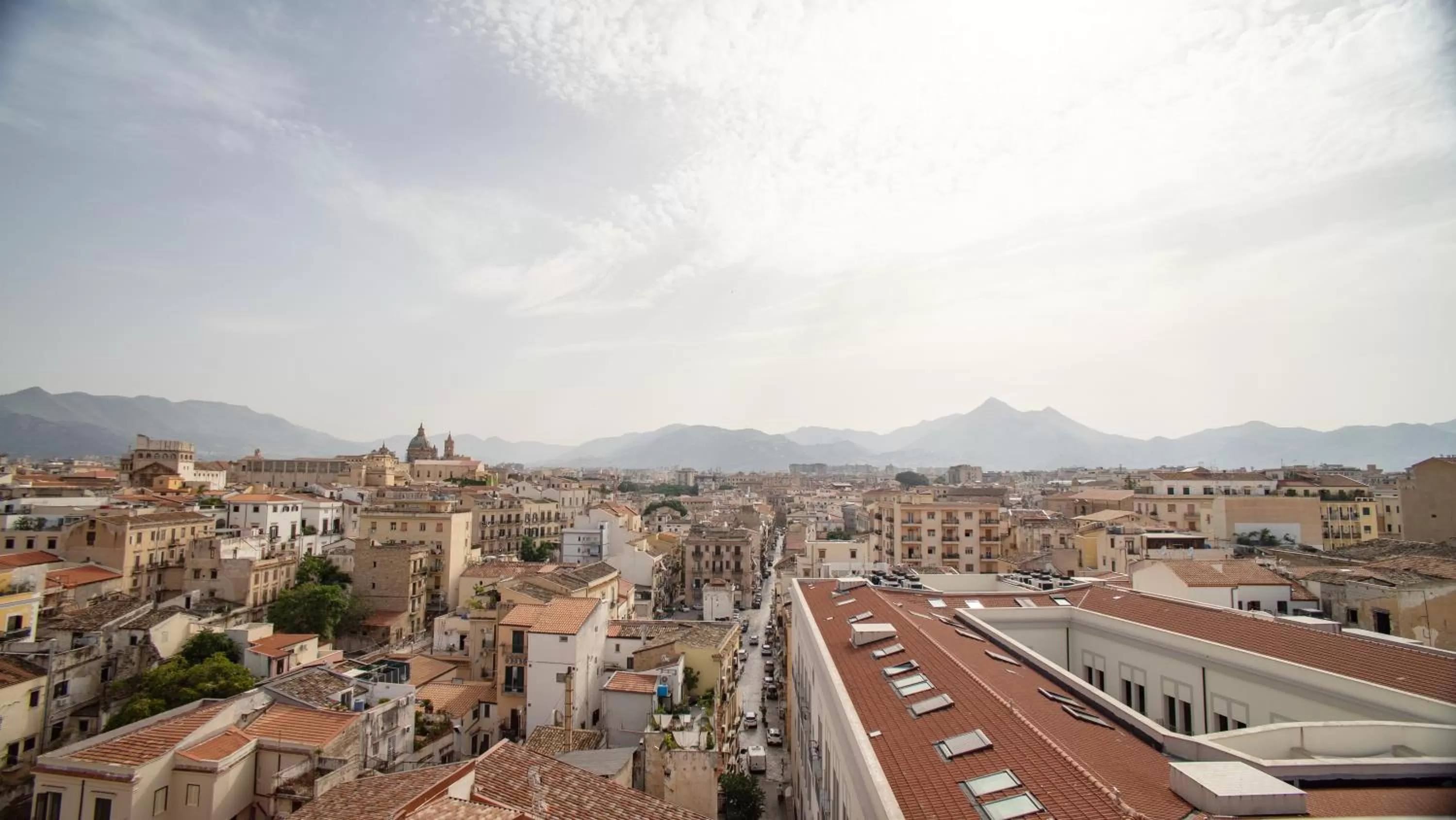 City view in Palermo Historia