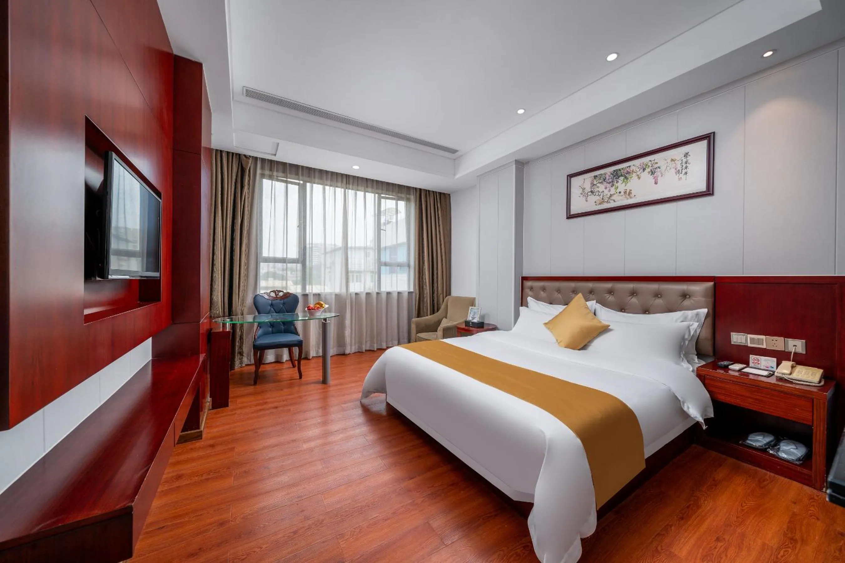 Bed in Guangzhou Shi Liu Hotel