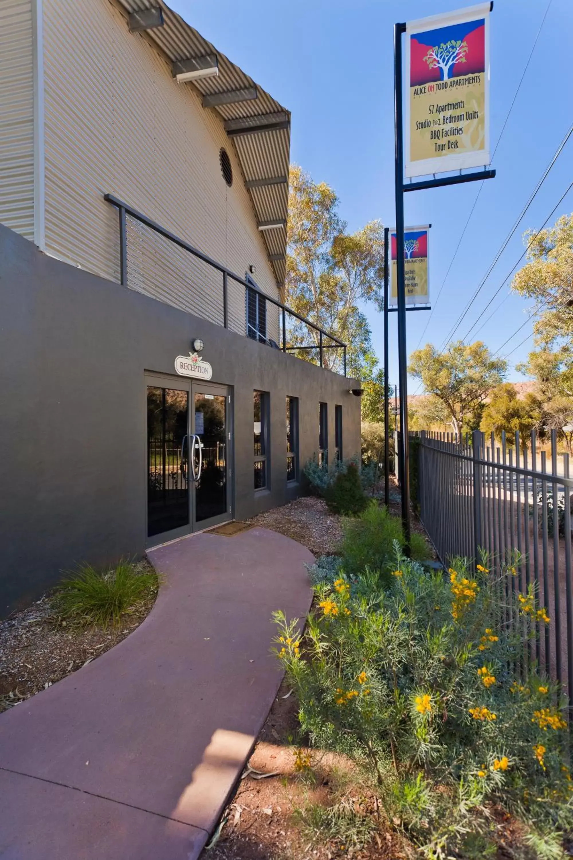 Facade/entrance, Property Building in Alice On Todd Apartments