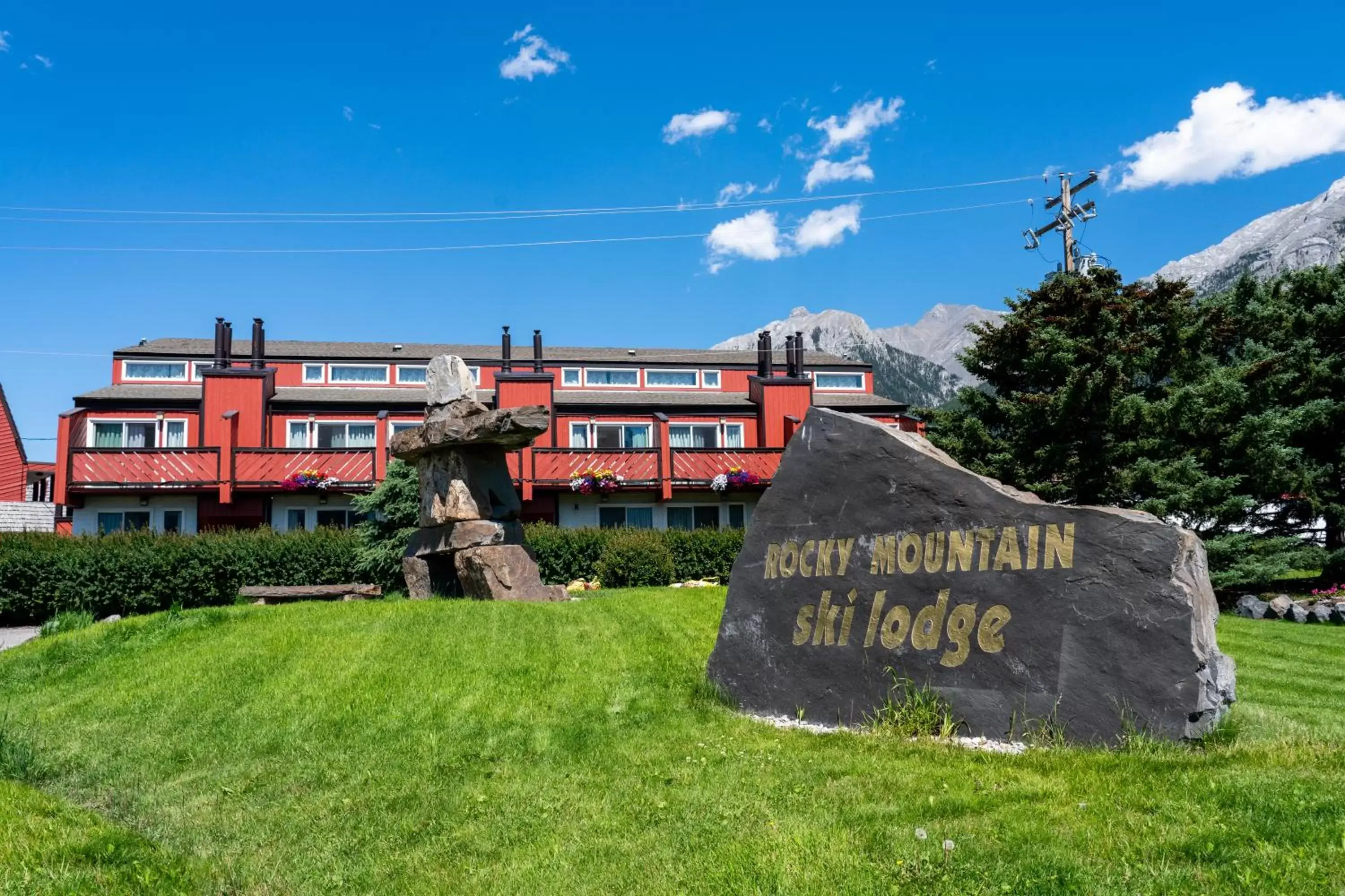 Property Building in Rocky Mountain Ski Lodge