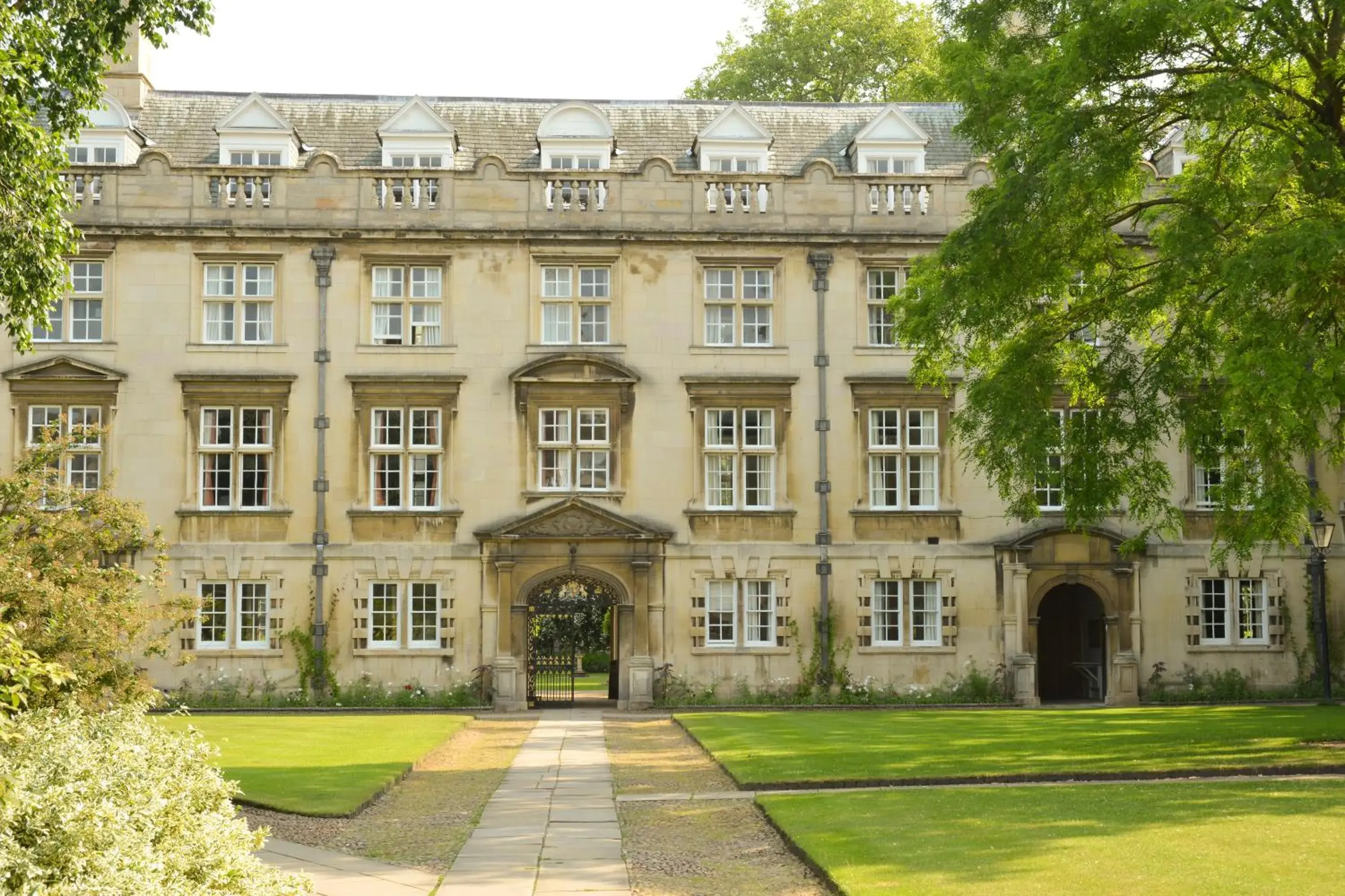 Garden, Property Building in Christs College Cambridge