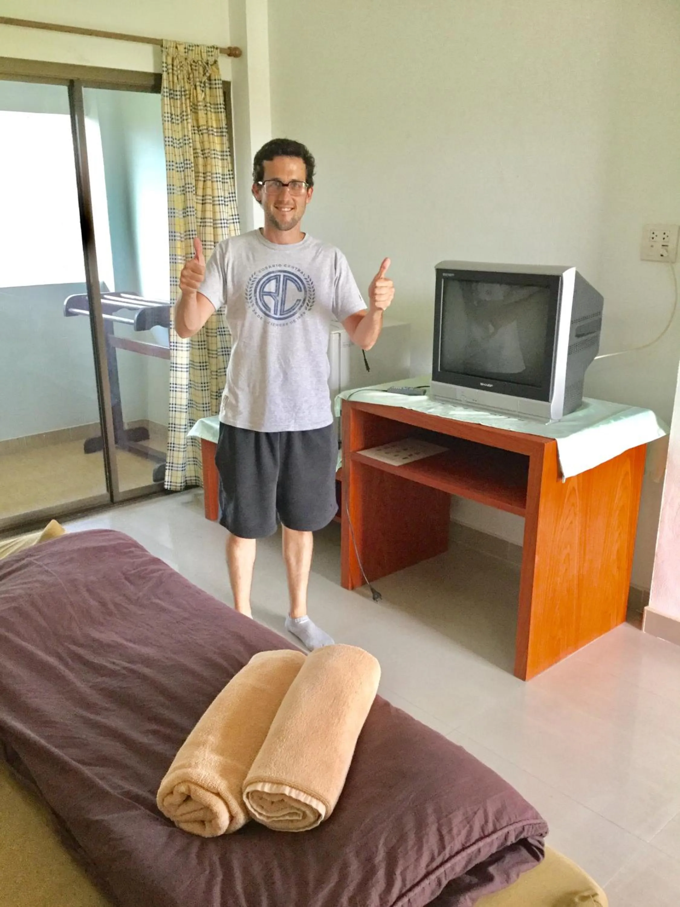 Bed in Thai Guesthouse