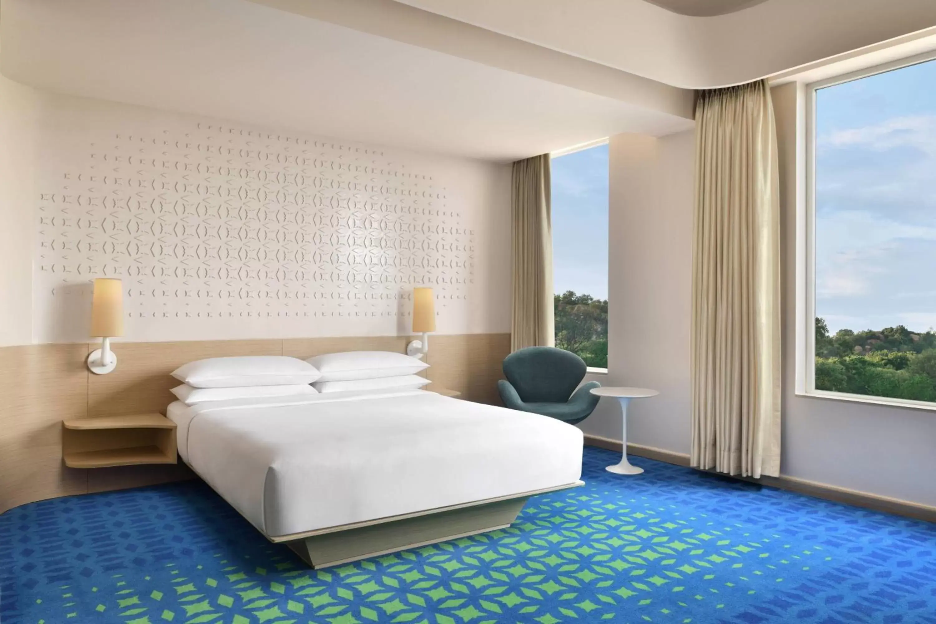 Photo of the whole room, Bed in Fairfield by Marriott Hyderabad Gachibowli